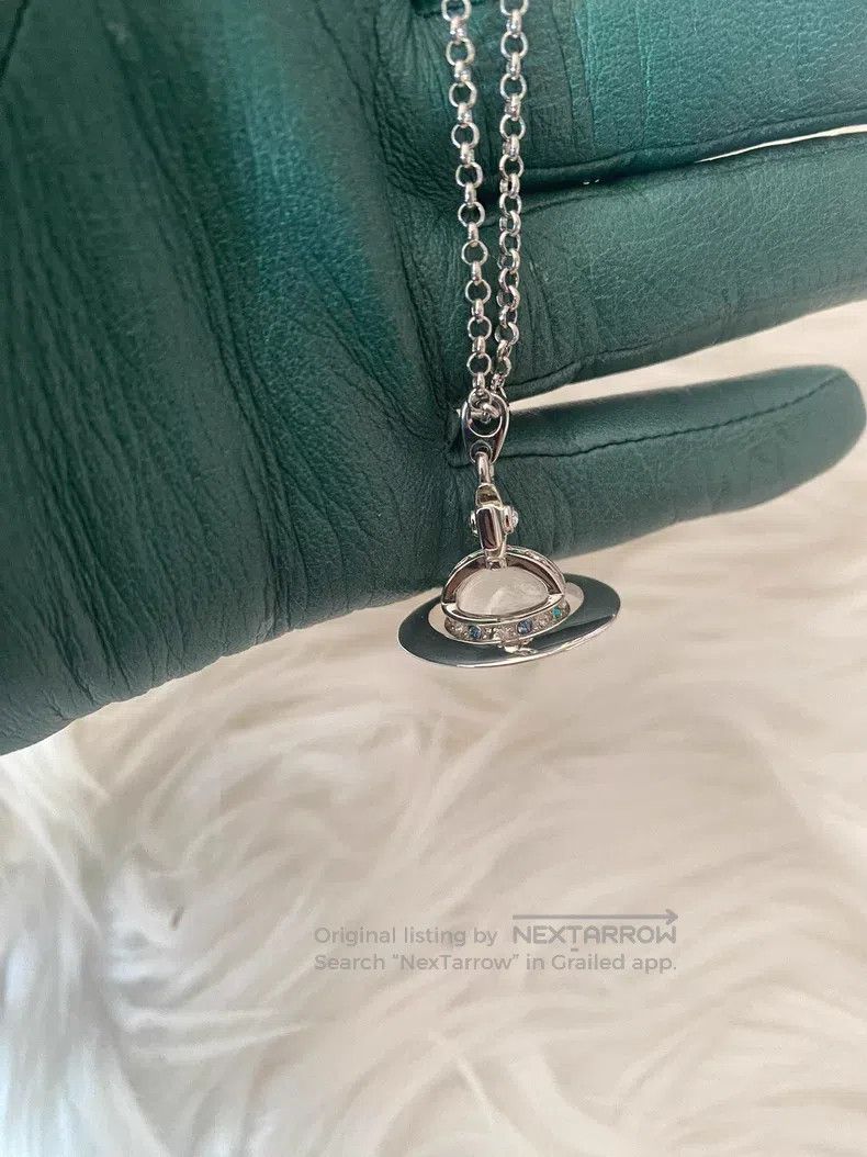 Vivienne Westwood Vivienne Westwood Medium silver orb necklace Size ONE SIZE - 2 Thumbnail