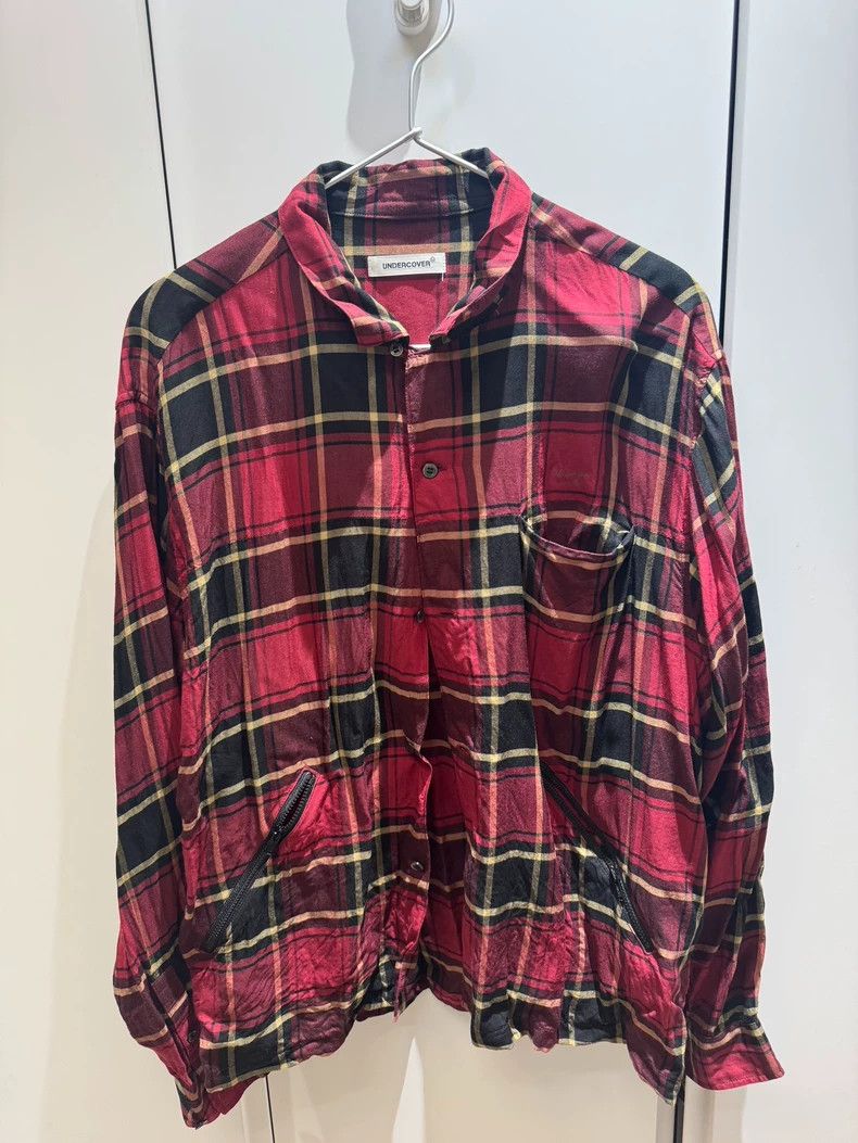 undercover Classic Black Plaid Shirt 2502-Nextarrow