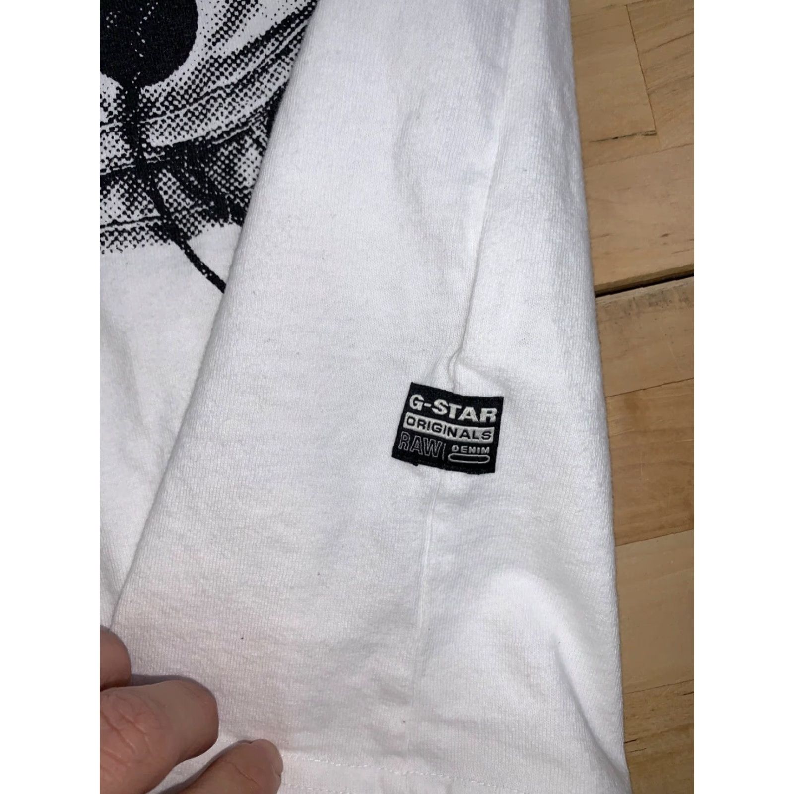 G-Star G Star Raw Archive Vest Boxy T Shirt Mens XL White Crew Neck 11033 Size US XL / EU 56 / 4 - 3 Thumbnail