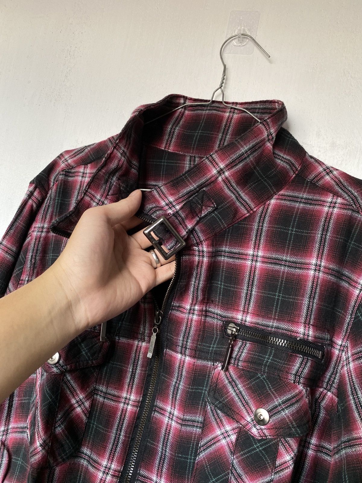 Beauty Beast × If Six Was Nine × Japanese Brand Bulc Mountin Veterano Multi Zip Bondage Shirt Size US M / EU 48-50 / 2 - 4 Thumbnail