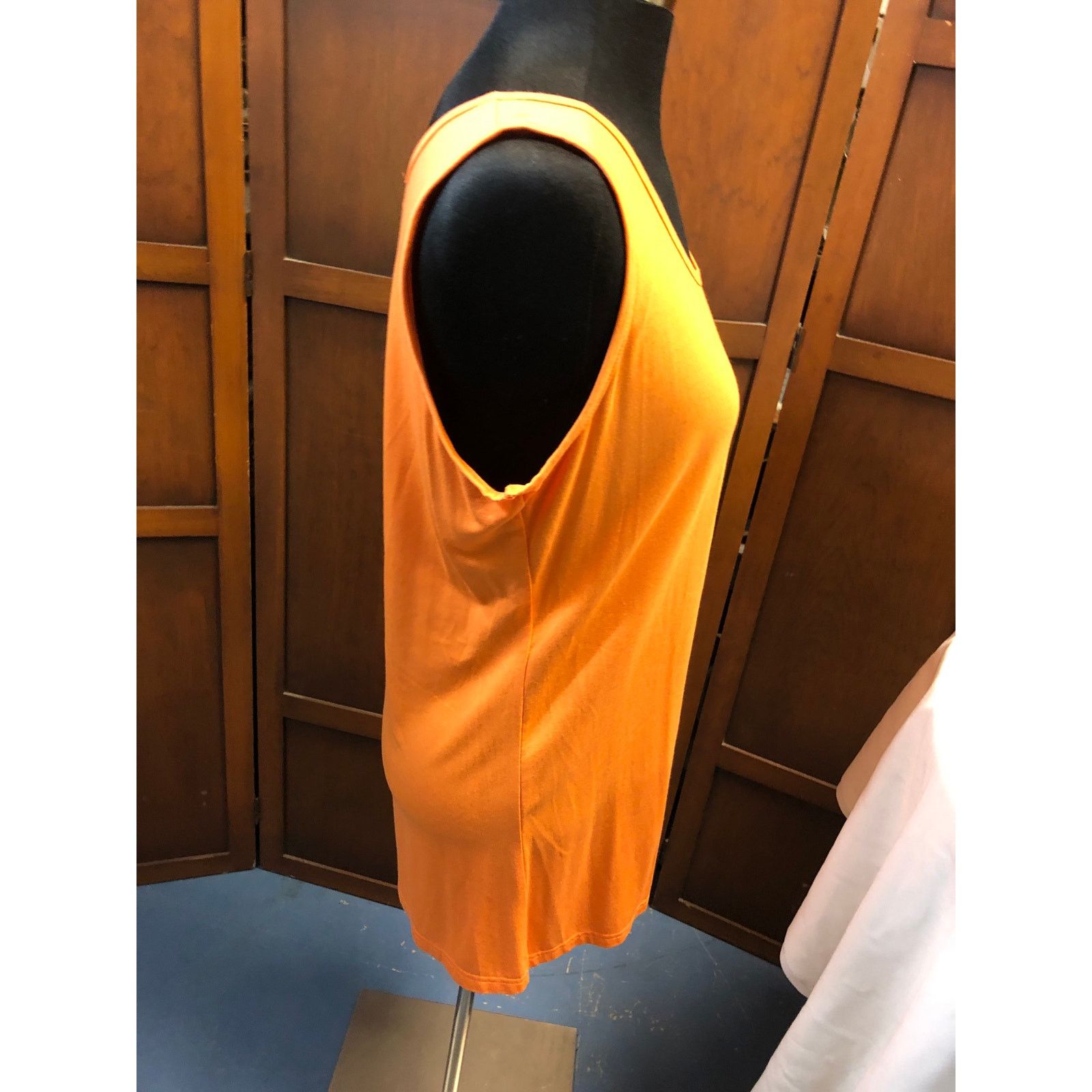 Other Women's Simply Noelle Orange Sleeveless Top L/XL Size XL / US 12-14 / IT 48-50 - 4 Thumbnail