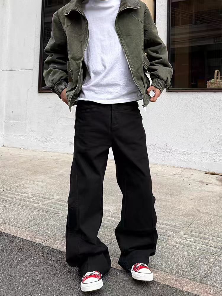 Designer × Jean × Vintage Vintage baggy machete frayed micro flare jeans Size US 34 / EU 50 - 4 Thumbnail