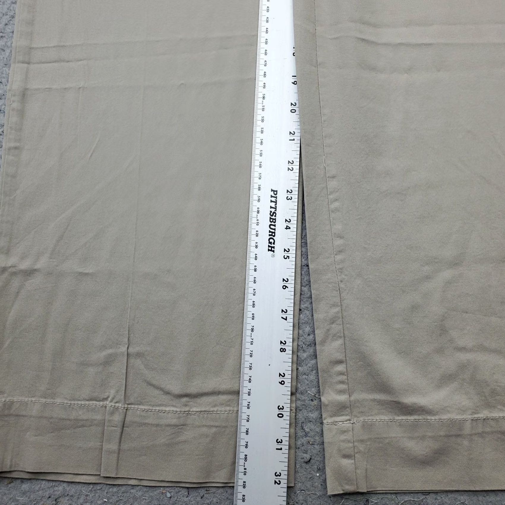 Vintage Style&co. Premium Trouser Pants Womens 14 Tan Tummy Control Stretch Low-Rise Size 36" / US 14 / IT 50 - 4 Thumbnail