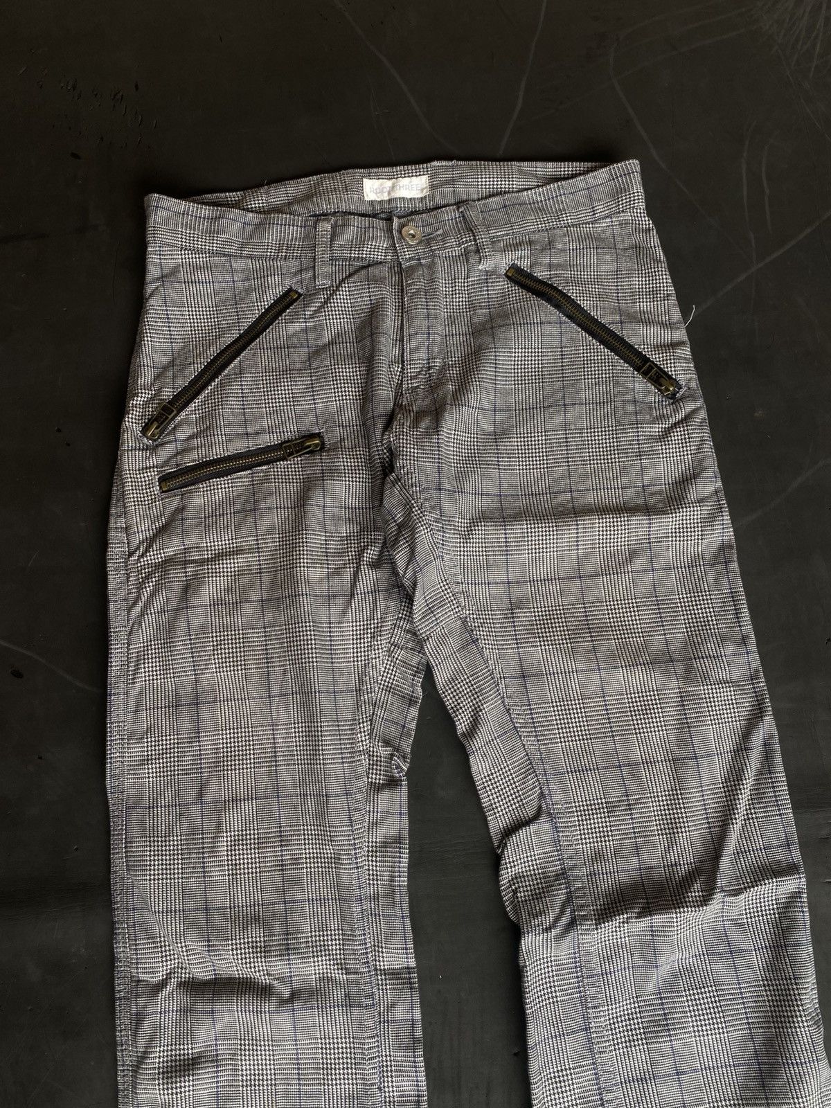 Japanese Brand × KMRii × Yasuyuki Ishii RootThree Plaid Vkei Pants Zipper Size US 29 - 2 Thumbnail