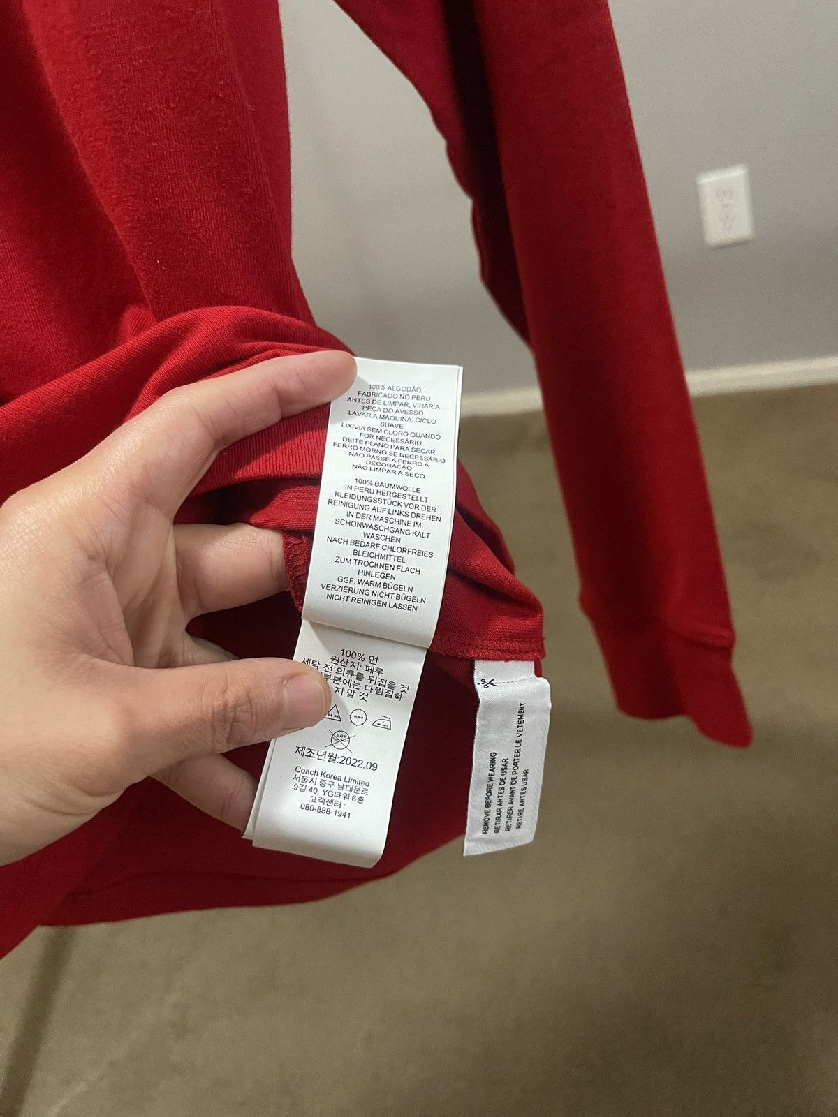 Coach Coach Jersey Long Sleeve Size US M / EU 48-50 / 2 - 9 Thumbnail