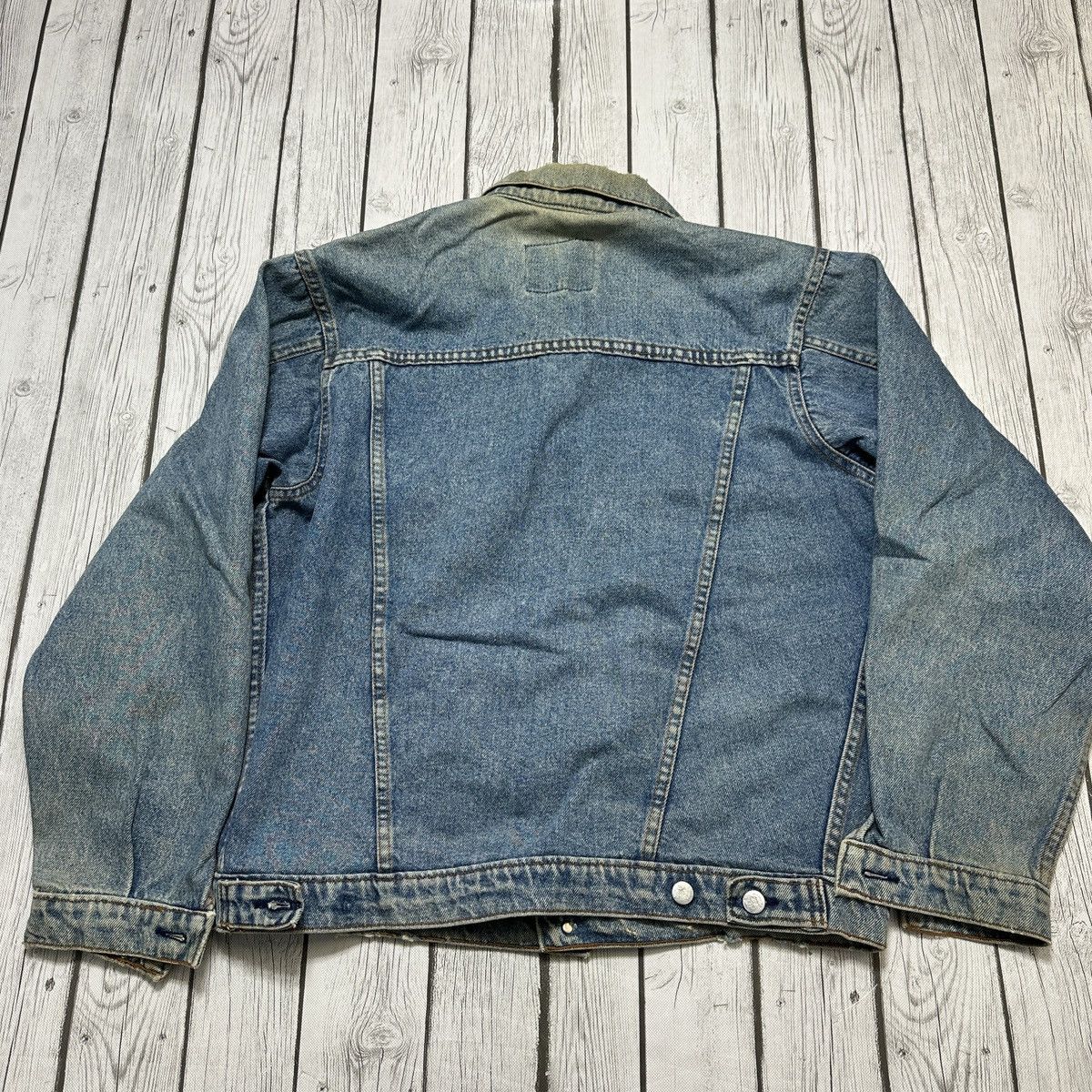 Vintage Vintage Atomic City denim jacket Size US L / EU 52-54 / 3 - 2 Thumbnail