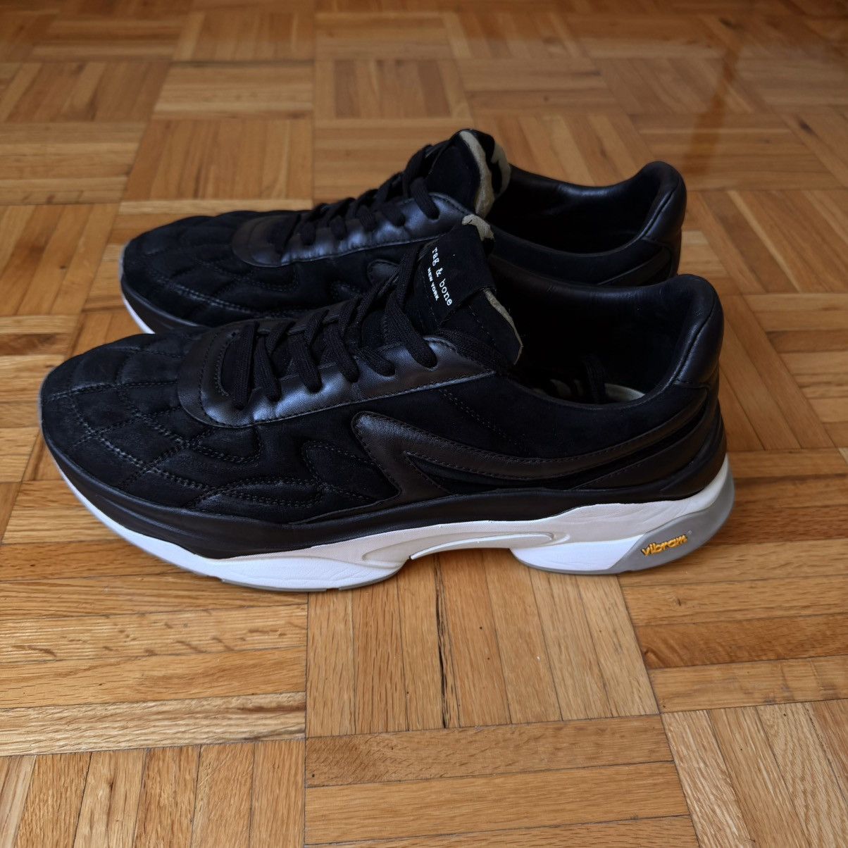 Rag & Bone Rag & Bone Sneaker Black Suede Leather Size 44.5 ~Mens 12 US Size US 12 / EU 45 - 1 Thumbnail