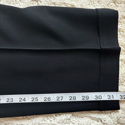 Zanella Zanella Men's Dress Pants Black 44x31.5 Wool Blend Pleated M Size 44R - 6 Thumbnail