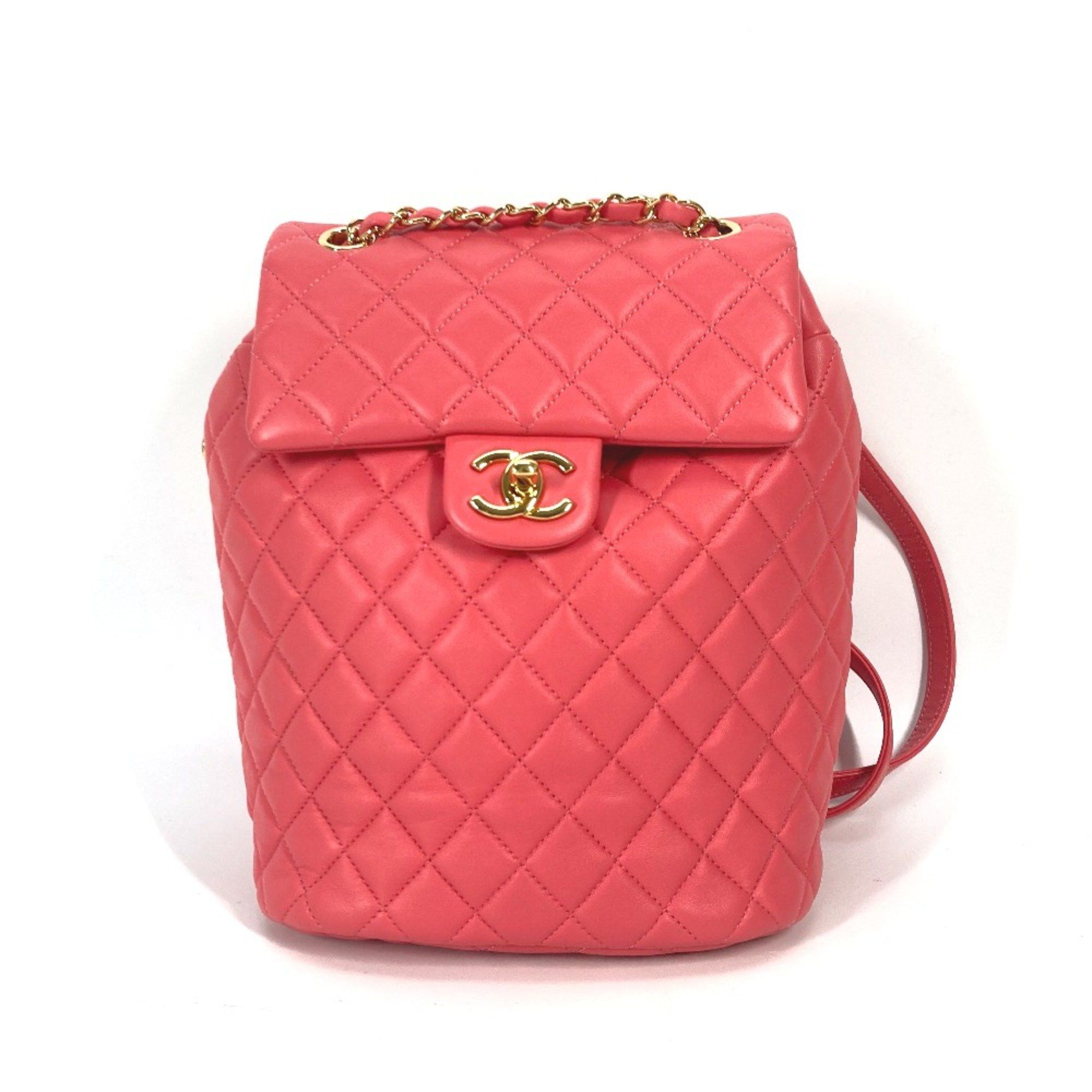 Chanel Chanel Bag Backpack Backpack pink GoldHardware Size ONE SIZE - 1 Thumbnail