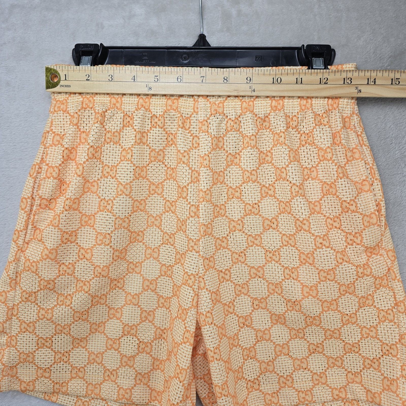 Bravest Studios Bravest Studios Mesh Shorts Mens Small GG Orange AOP Size US 28 / EU 44 - 6 Thumbnail