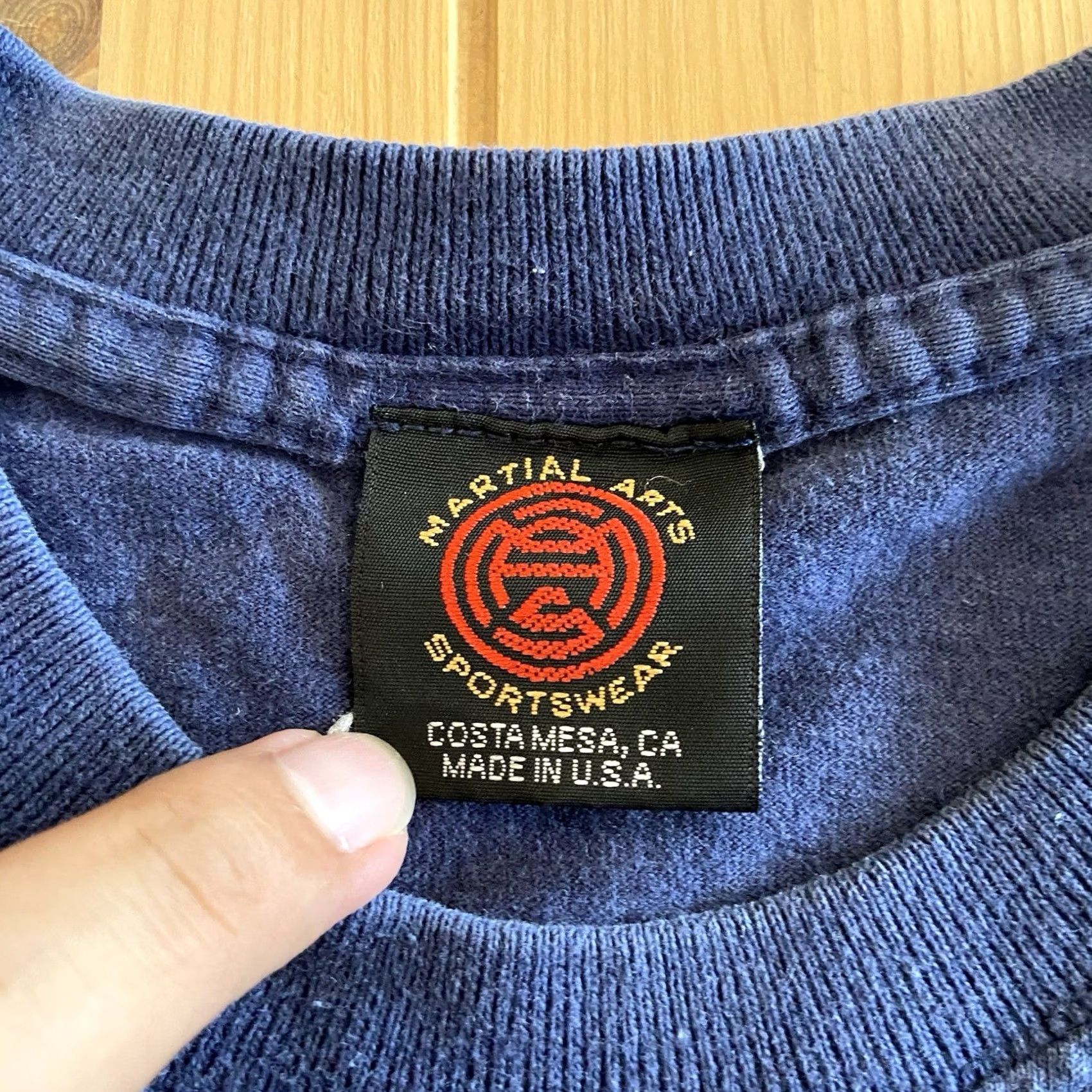 Vintage Y2K Phoenix Eastern Dragon Shirt XL Men’s Blue Graphic Grunge Hip Hop Style T-Shirt Size US XL / EU 56 / 4 - 3 Thumbnail