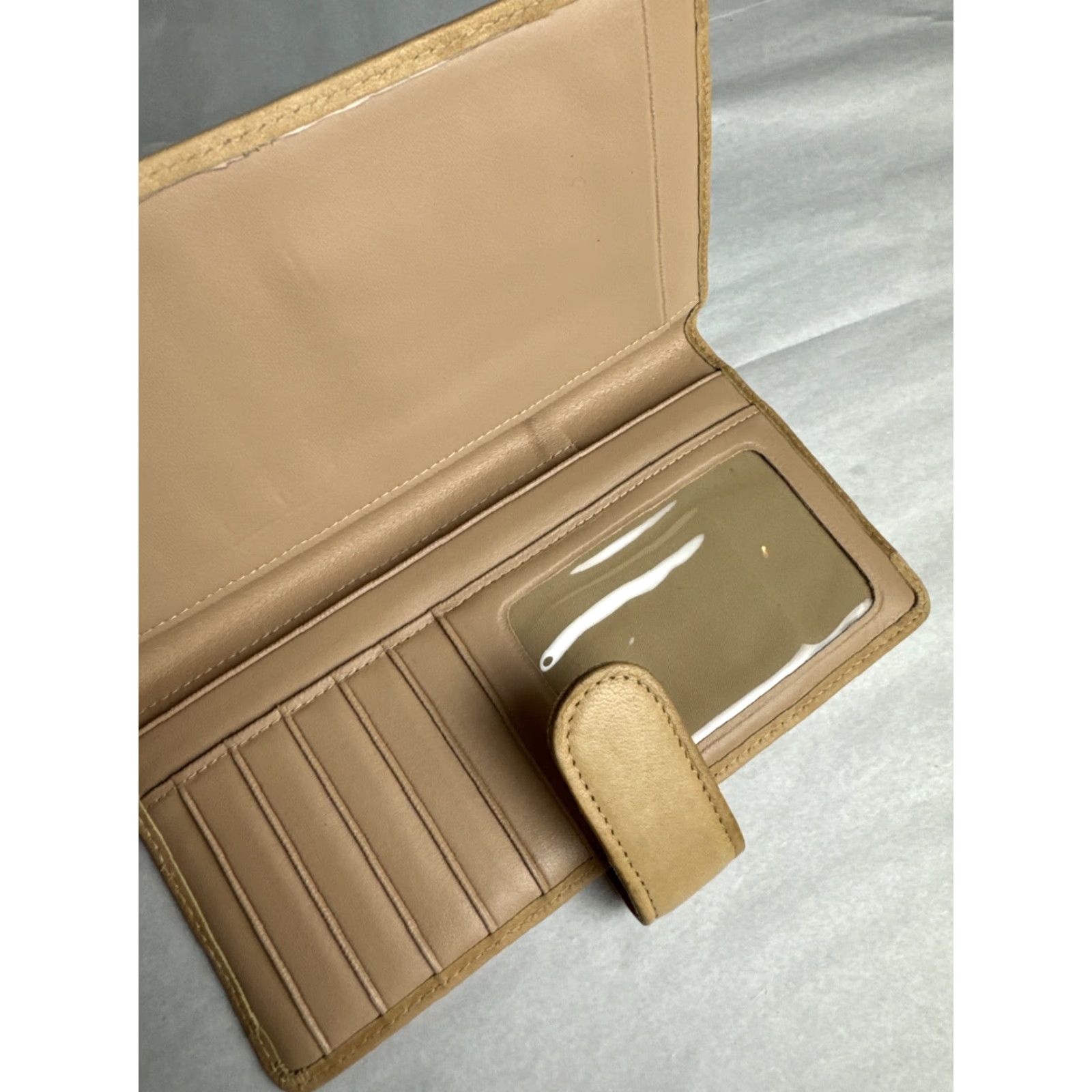 Vintage Buxton Wallet Velvet Touch Cowhide Leather Women’s Clutch Vintage Brown Woman Wallet Velvet Cowhide Leather Buxton Vintage Women’s Wallet Clutch Size ONE SIZE - 4 Thumbnail
