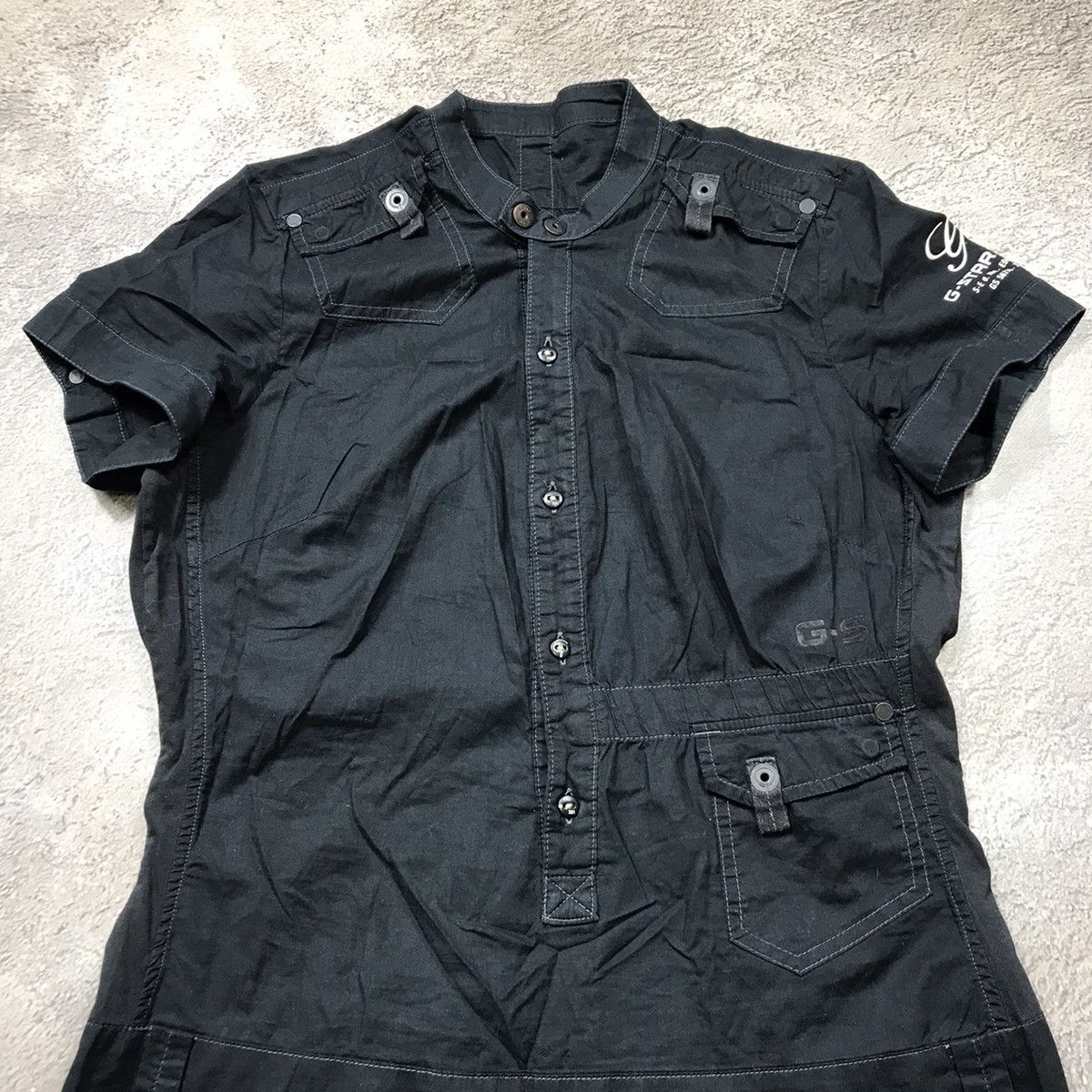 Vintage Vintage G-Star Raw Utility Shirt Dress Streetwear Y2K Logo L Size L / US 10 / IT 46 - 3 Thumbnail