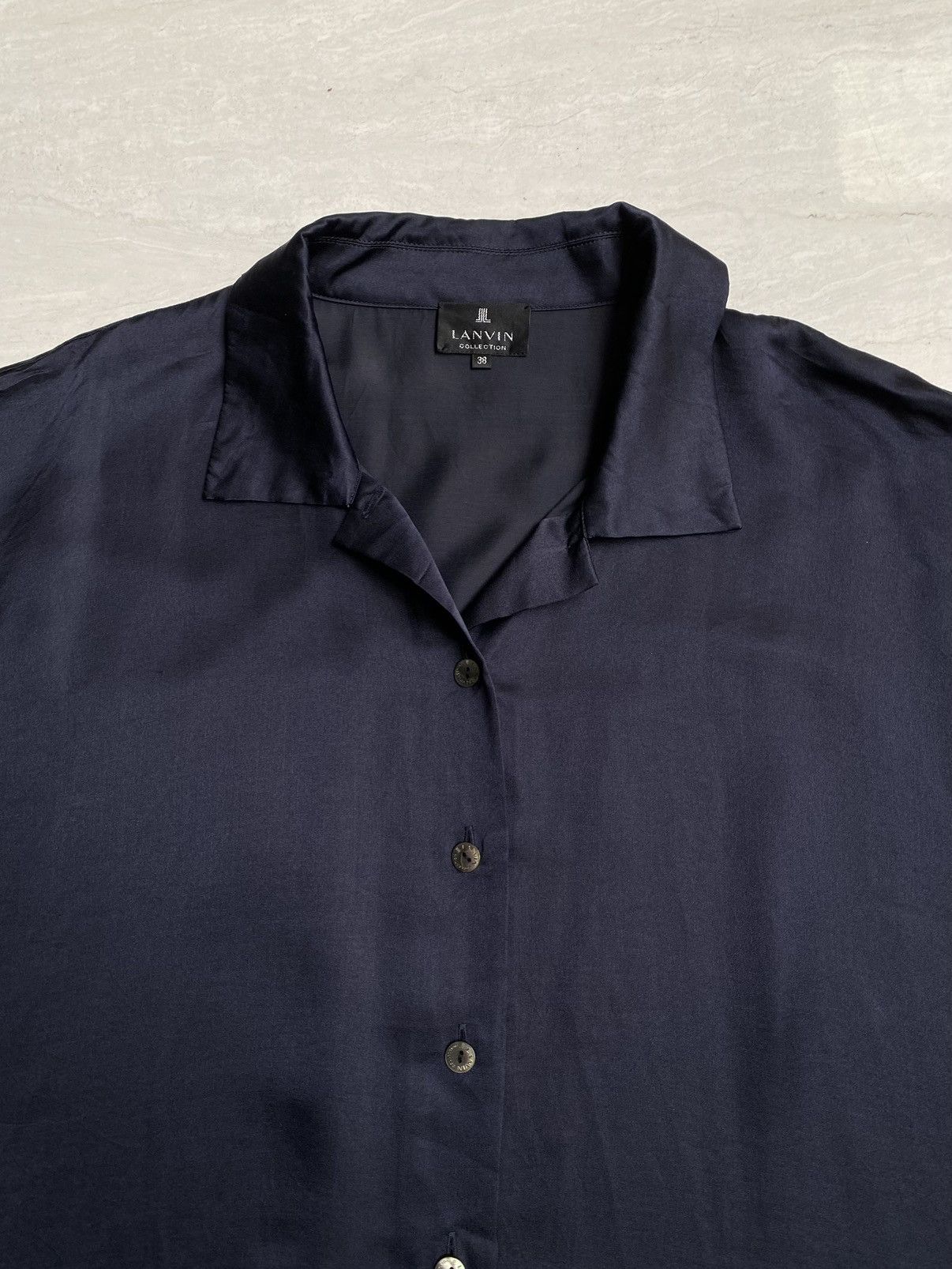 Lanvin LANVIN Collection Navy Dress Size XXL / US 16-18 / IT 52-54 - 4 Thumbnail