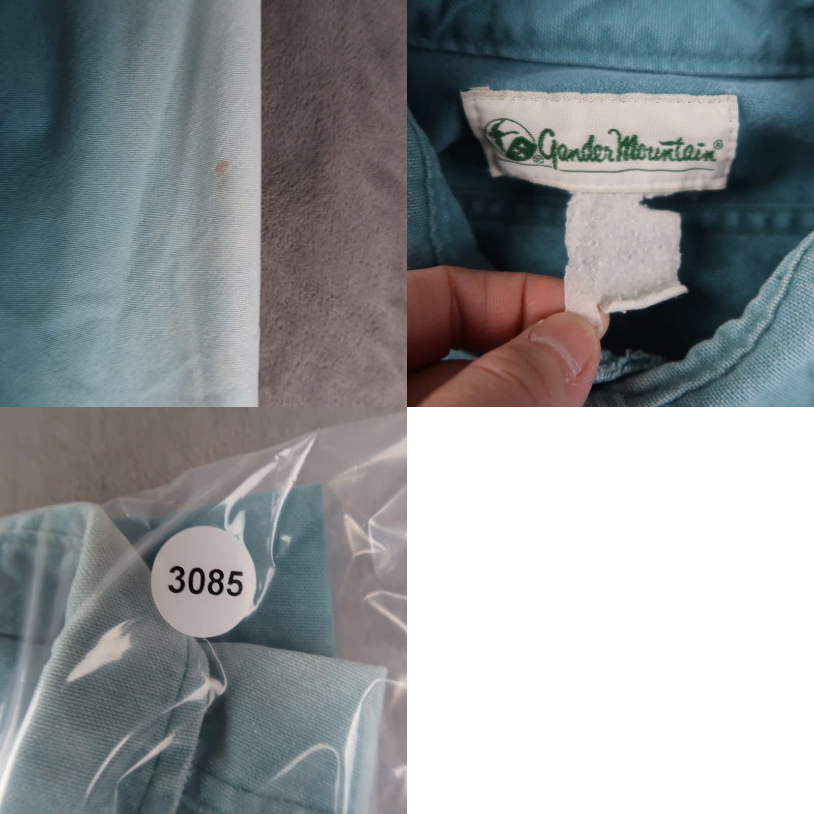 Vintage VINTAGE Gander Mountain Shirt Mens L Blue 90s Hunting Collared Button-Up Twill Cotton Long Sleeve Size US L / EU 52-54 / 3 - 9 Thumbnail