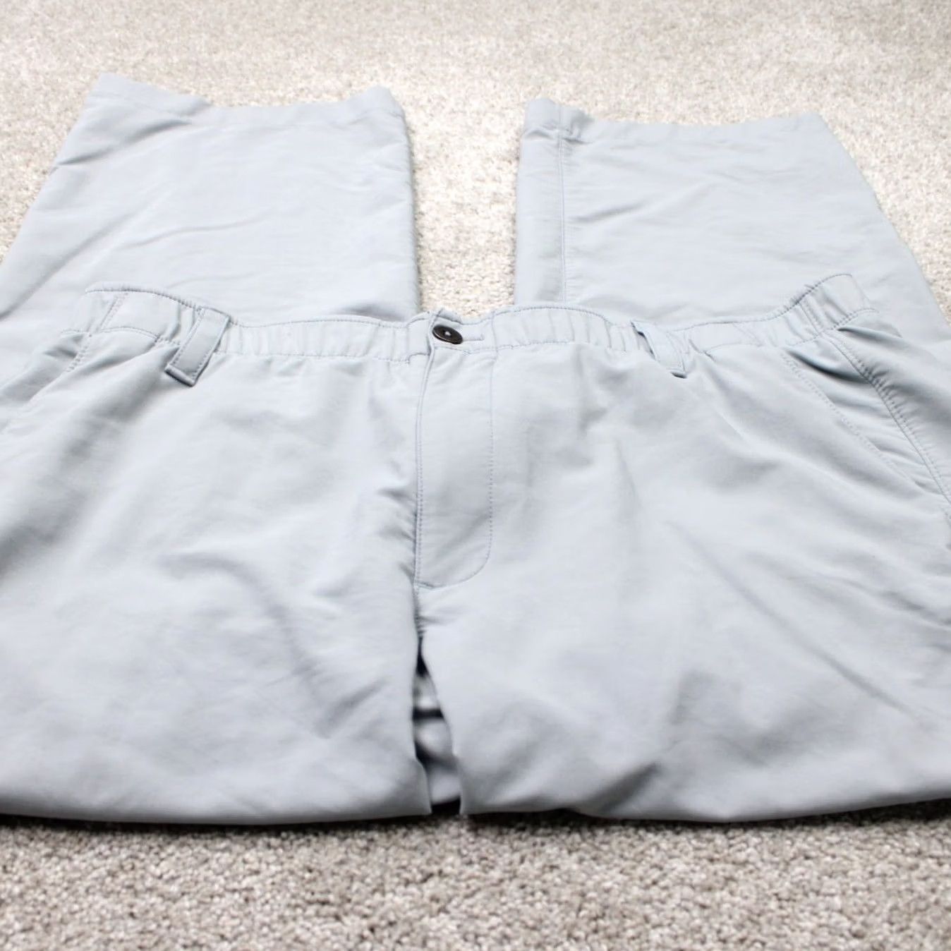 Under Armour Under Armour Pants Mens 42x28 Gray Flat Front Straight Leg cross-checked UA Match Play Golf Slim? Size US 42 / EU 58 - 2 Thumbnail