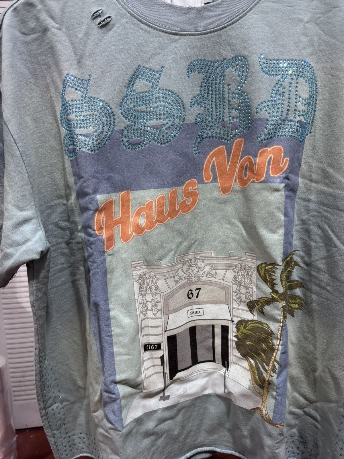 Designer SSBD Haus Von Blue Tee Size US L / EU 52-54 / 3 - 2 Thumbnail