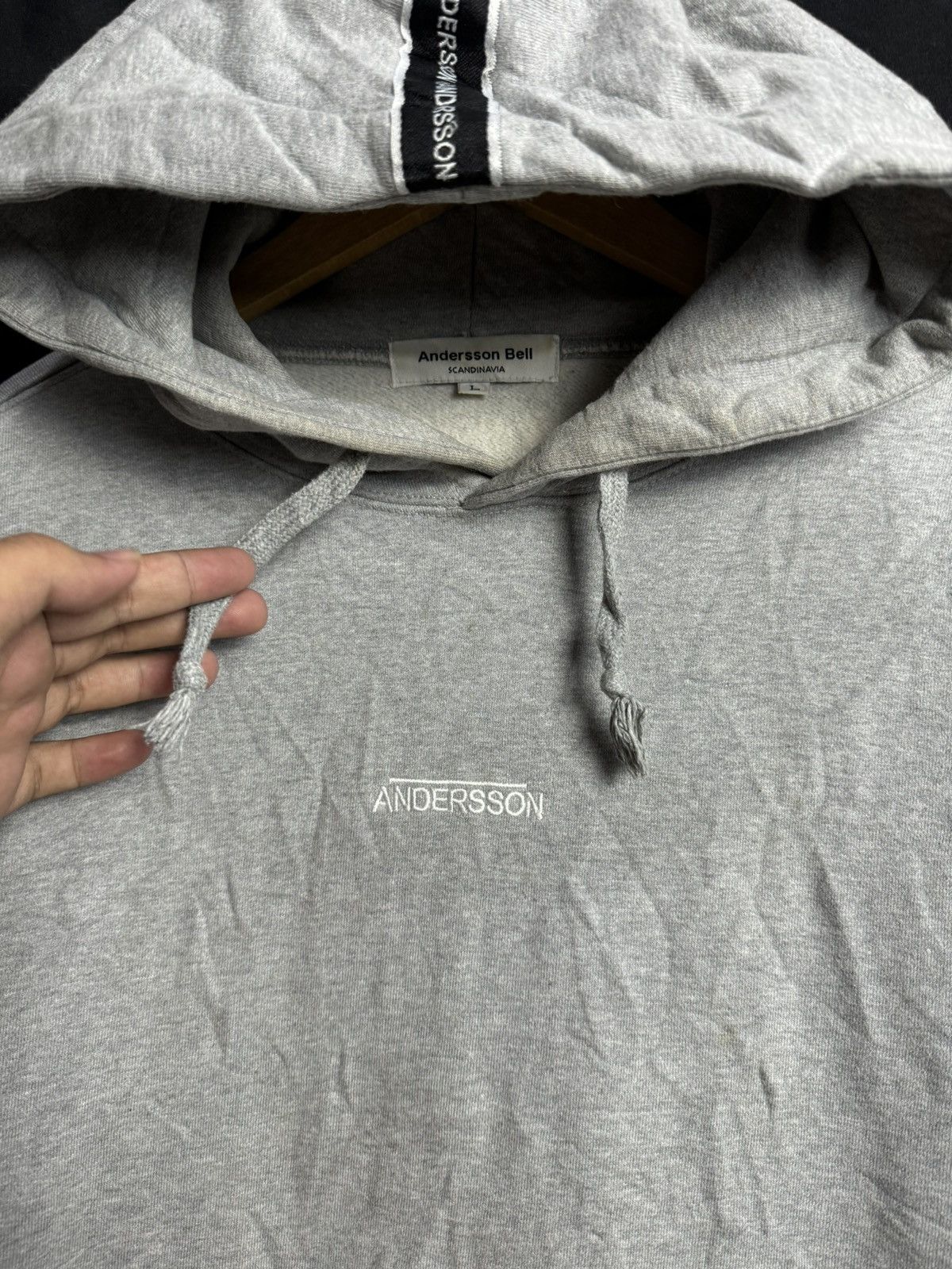 Andersson Bell × JW Anderson Andersson Bell Autumn Winter Hoodie Grey Size US L / EU 52-54 / 3 - 4 Thumbnail