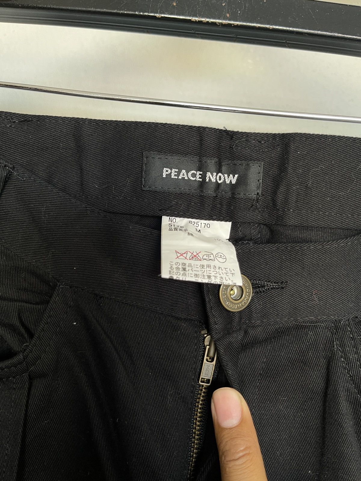 Seditionaries Black Peace Now Bondage Punk Style Pants Size US 28 / EU 44 - 4 Thumbnail