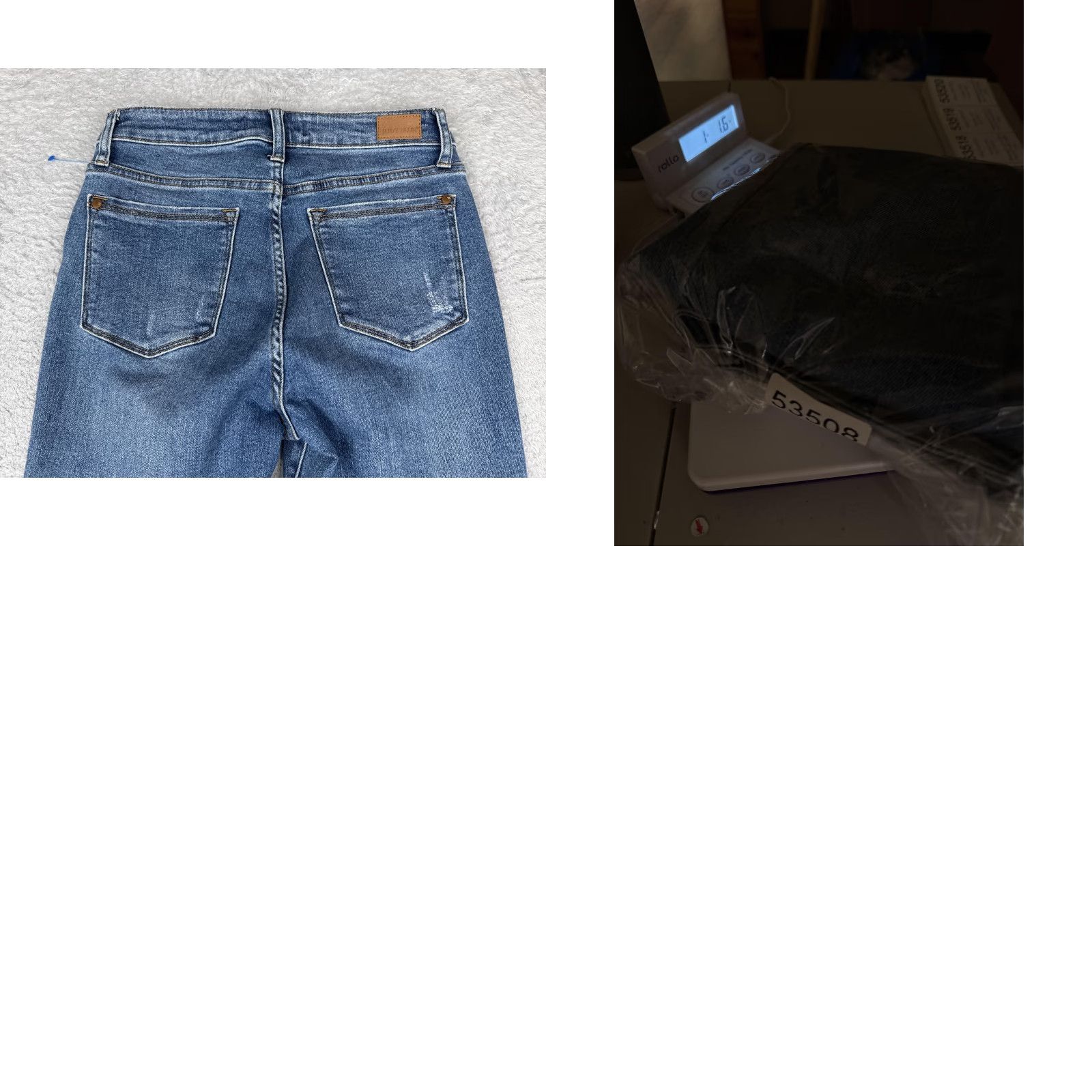 Sunflower Judy Blue Jeans Womens 5 Cropped Denim Jeans Bohemian Floral Embroidered Fringe Sunflower Pockets Zip Fly Relaxed Mid Rise Blue 27 Size 27" / US 4 / IT 40 - 11 Thumbnail