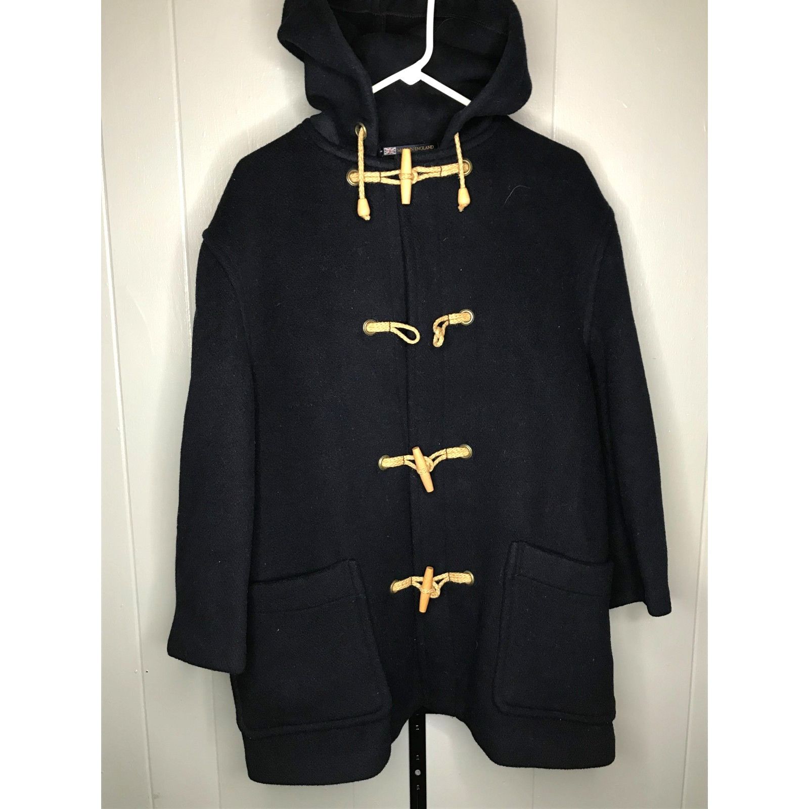 Gloverall VTG Gloverall Original English Duffle Coat Hooded Blue Toggl Size XL / US 12-14 / IT 48-50 - 1 Thumbnail