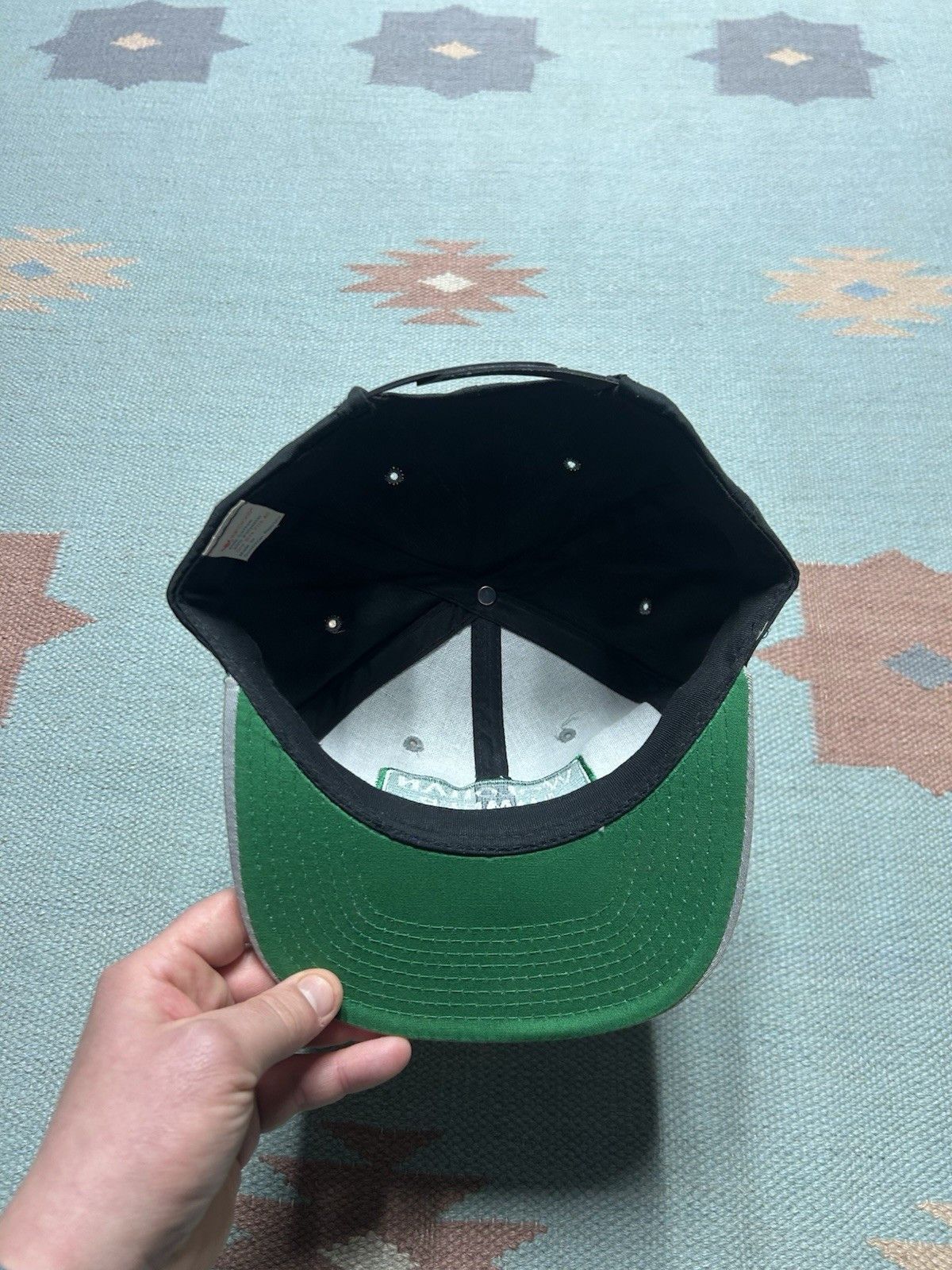 Vintage Vtg SnapBack hat Wolohan Lumber black embroidered Michigan Size ONE SIZE - 5 Thumbnail