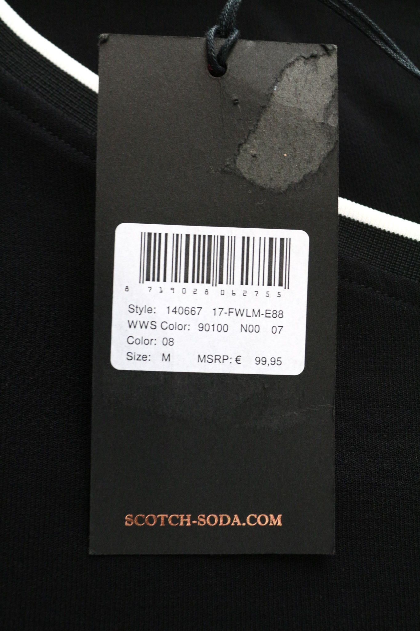Maison Scotch M Black Layered Short Sleeve V-Neck Dress 74067 Size M / US 6-8 / IT 42-44 - 5 Thumbnail