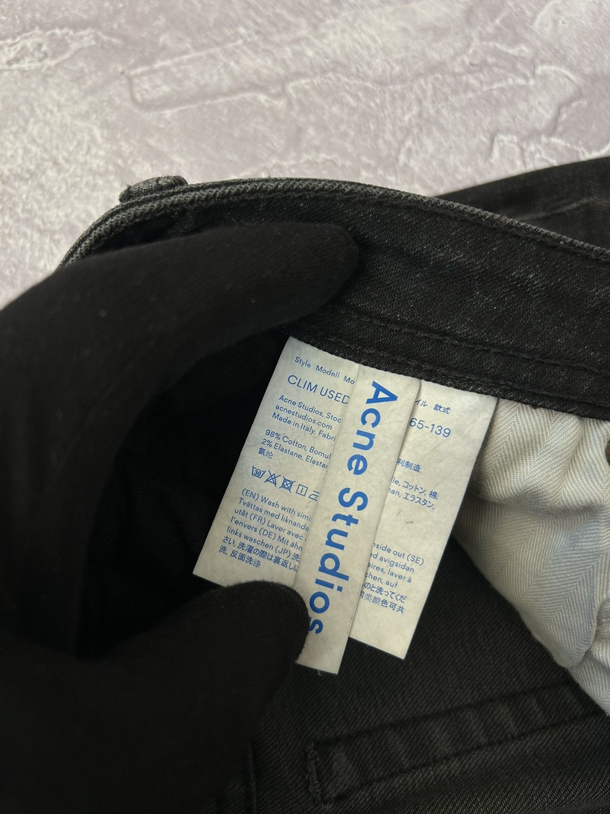 Acne Studios ACNE STUDIOS Bla Konst Clim Used Blk Black Size 30/34 Jeans Size 30" / US 8 / IT 44 - 9 Thumbnail