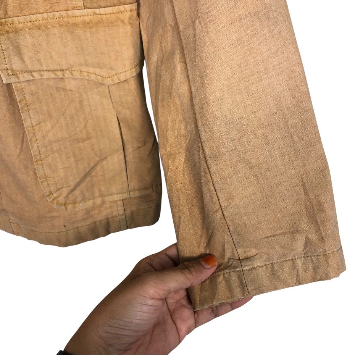 Issey Miyake 📌Vintage Chore Work Biker Jacket Sunaokuwahara Issey Miyake Size US M / EU 48-50 / 2 - 17 Thumbnail