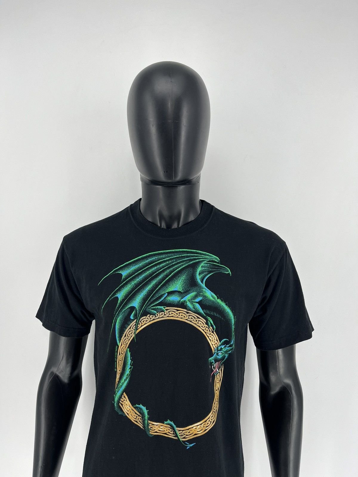 Vintage late 90s early 2000s Hewlin UK Celtic Dragon Shirt