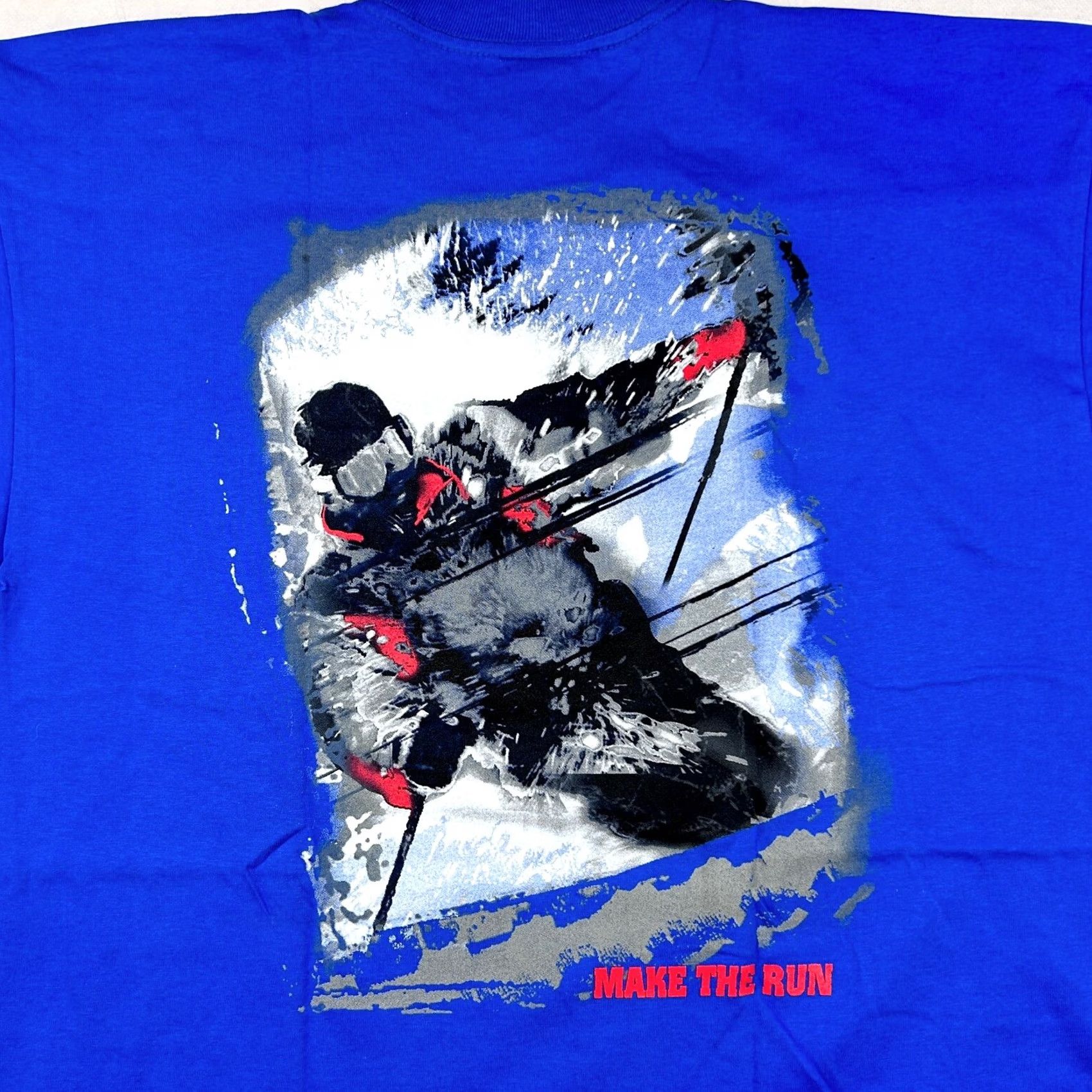 Marlboro NOS Marlboro Ski Pocket T-Shirt XL Men Blue 90s 80s Vintage Short Sleeve Cotton Cigarette Tobacco Shirt Mens Size US XL / EU 56 / 4 - 2 Thumbnail