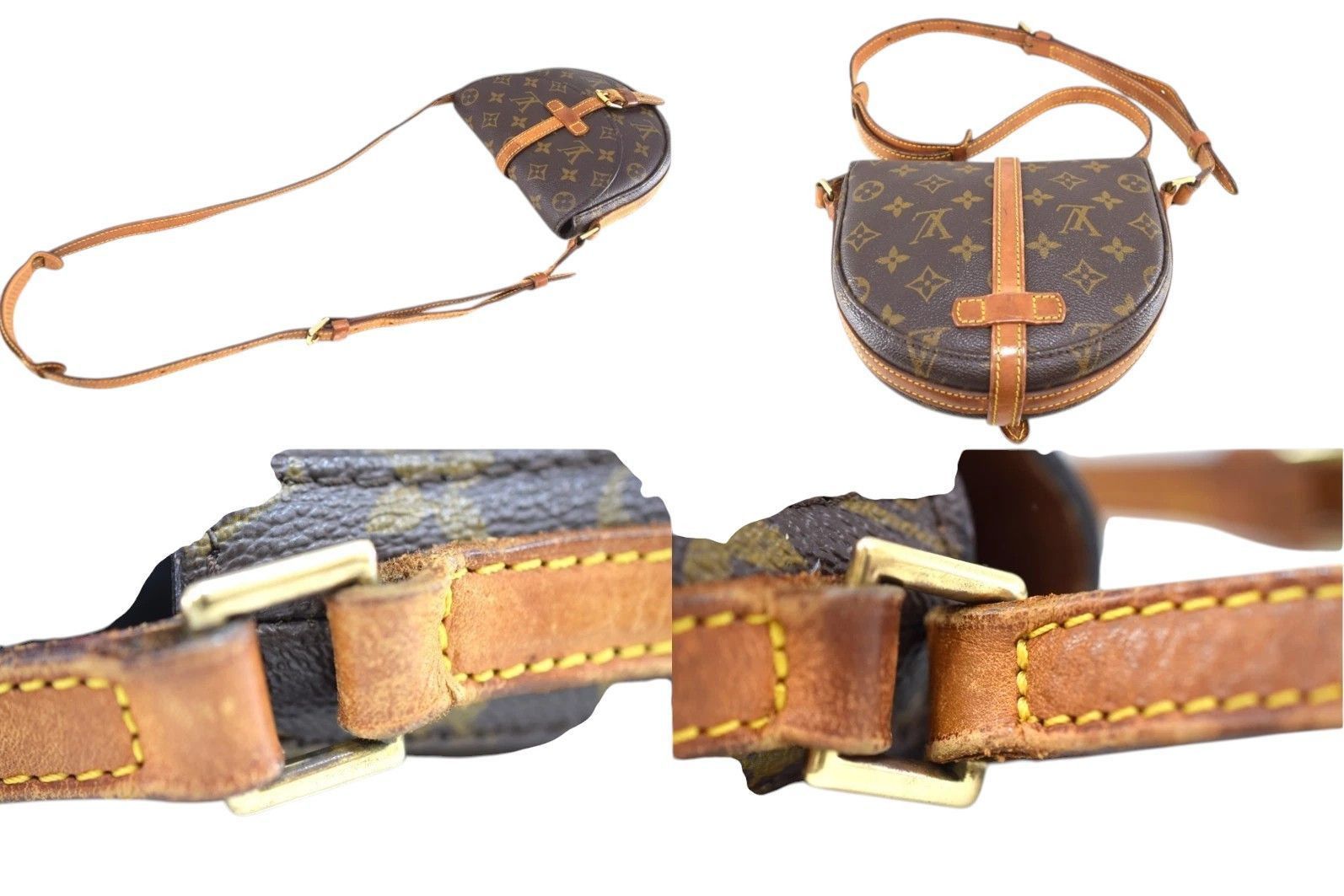 Louis Vuitton Louis Vuitton Chantilly PM Crossbody Bag Monogram M40646 Size ONE SIZE - 4 Thumbnail