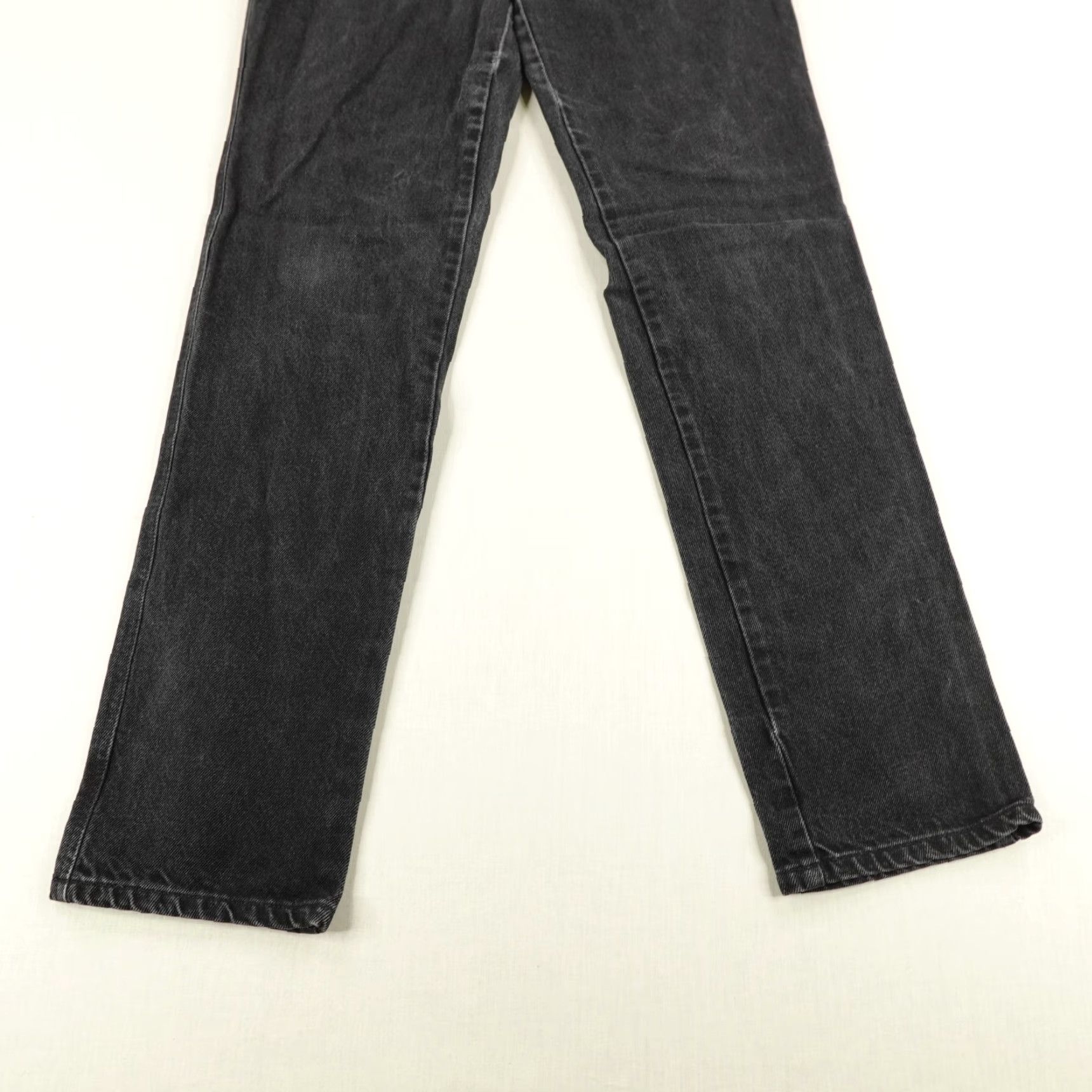 Vintage Rocky Mountain Jeans Black Denim High Rise Straight Leg Womens 32 Regular Size 24" / US 00 / IT 34 - 3 Thumbnail