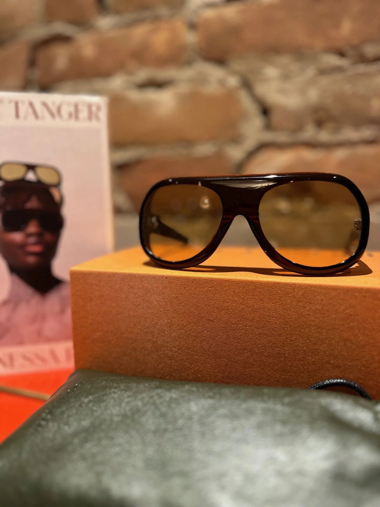 Port Tanger Port Tanger x Vanessa Reid “Kuky” Sunglasses — Bunaa Amber Size ONE SIZE - 2 Thumbnail