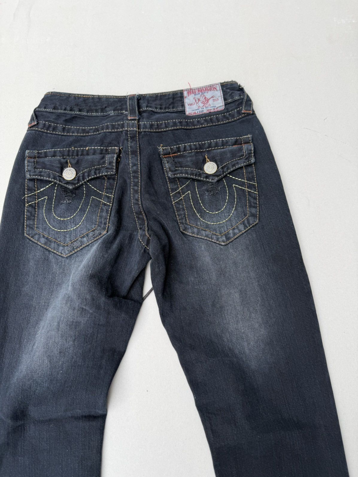 Japanese Brand True Religion Lace up flare jeans Size US 26 / EU 42 - 6 Thumbnail