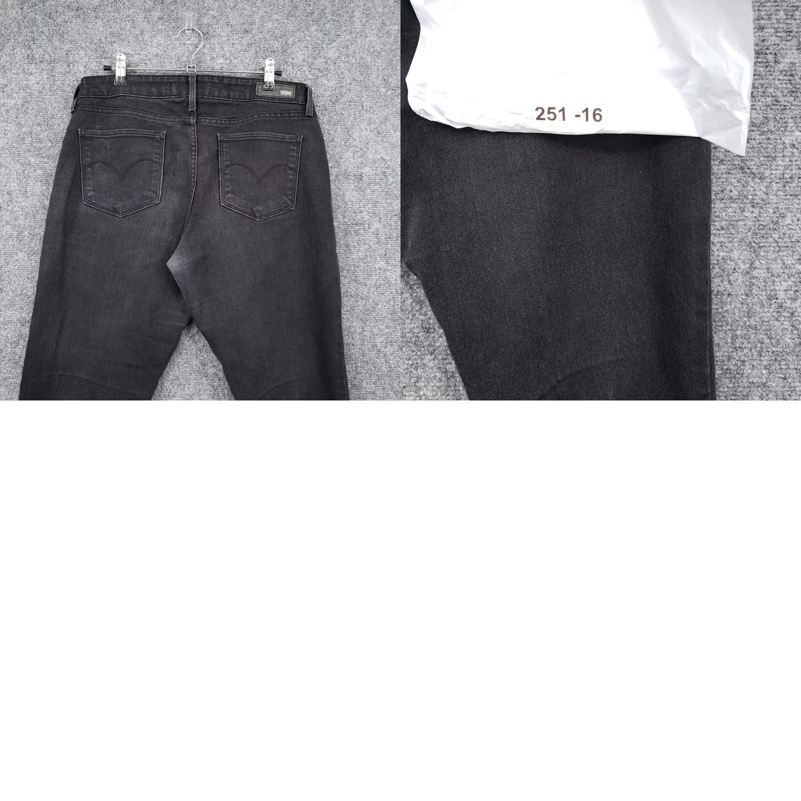 Levi's Levi's Jeans Womens Skinny Leg Dark Wash Black Denim 30 Modern Rise Size 30" / US 8 / IT 44 - 9 Thumbnail