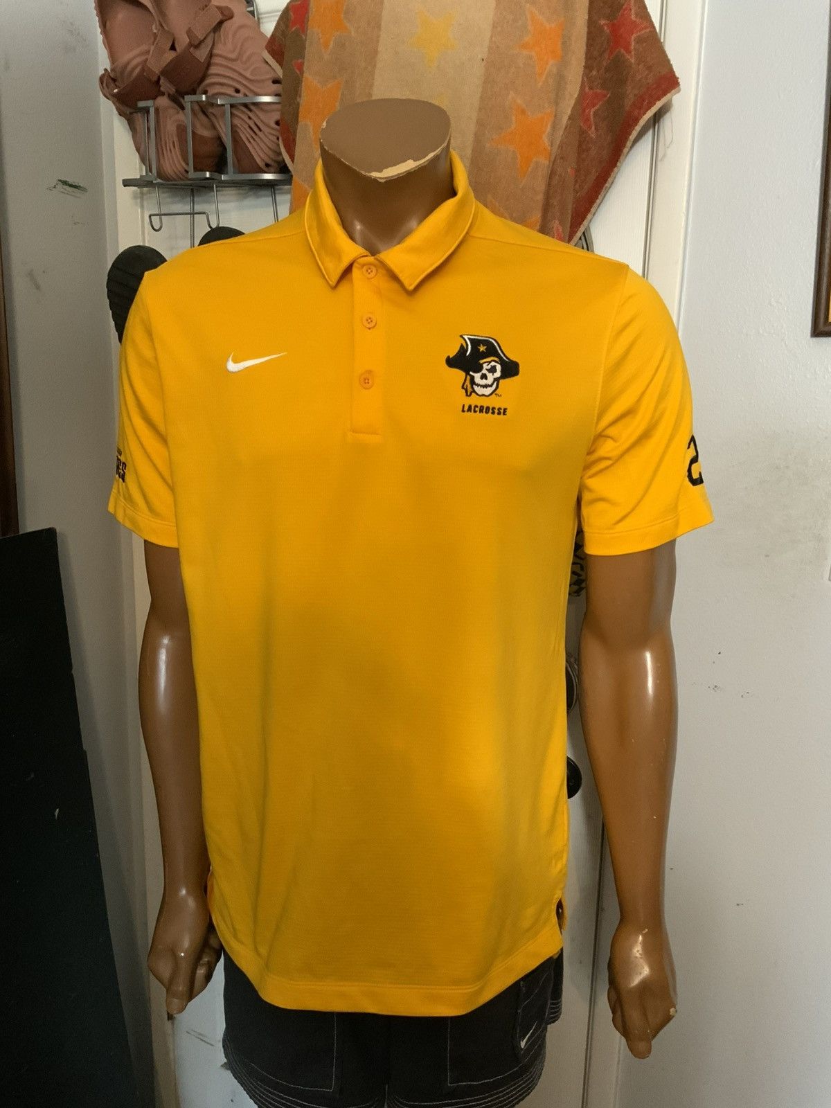 Nike Nike Southwestern University Pirates Lacrosse Polo Shirt Size US M / EU 48-50 / 2 - 8 Thumbnail