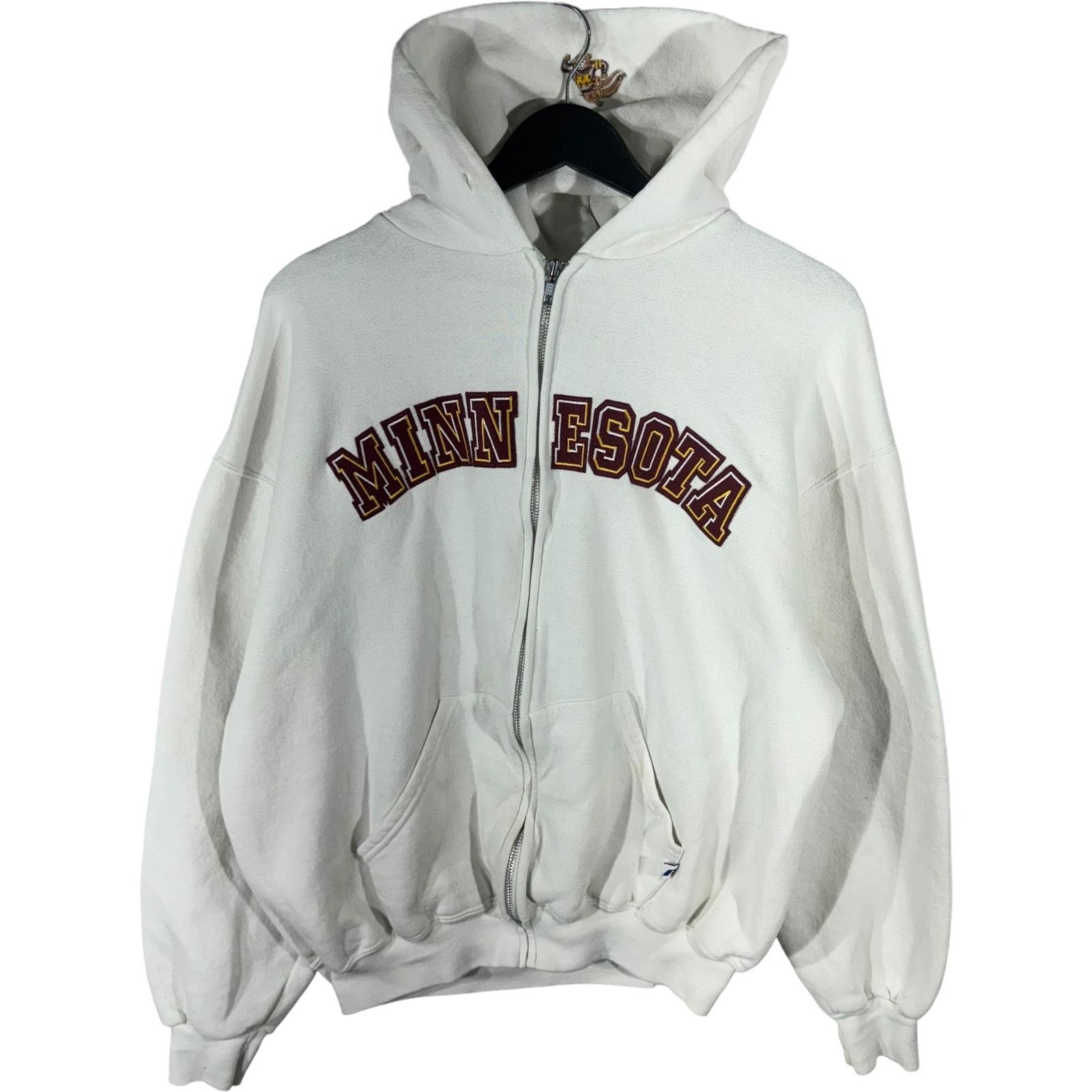 Russell Athletic Russell Minnesota State University Spellout Full Zip Hoodie Size US L / EU 52-54 / 3 - 1 Thumbnail