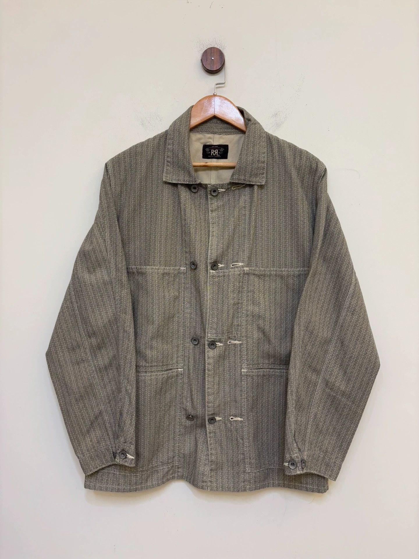 RRL Ralph Lauren RRL Herringbone Double-Breasted Workwear Japan-Made Size M Size US M / EU 48-50 / 2 - 1 Thumbnail