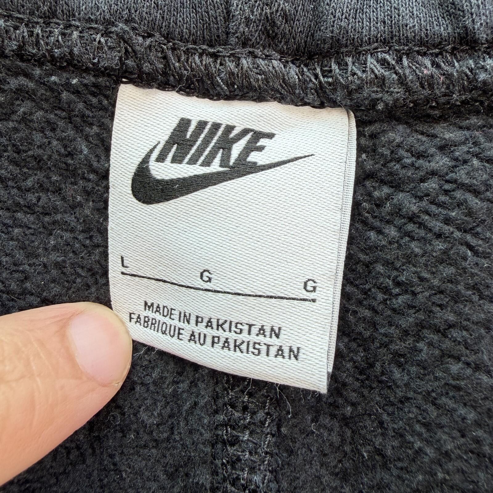 Nike Nike Black Fleece Jogger Sweatpants Mens L Embroidered Size US 34 / EU 50 - 5 Thumbnail