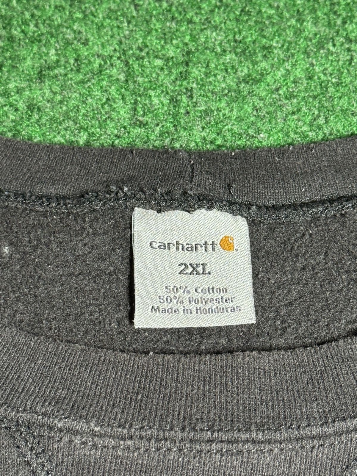 Carhartt Y2K Carhartt Black 2XL Blank Minimalist Crewneck Sweatshirt Size US XXL / EU 58 / 5 - 4 Thumbnail