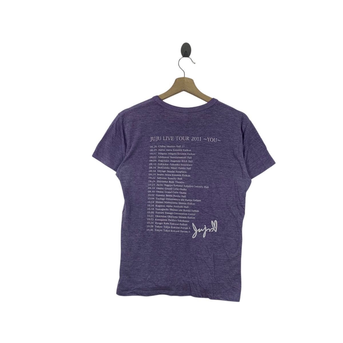 Band Tees JUJU BOURGEOIS PUNK Japan Jazz Singer 2011 Tour Tee Shirt Size US S / EU 44-46 / 1 - 7 Thumbnail