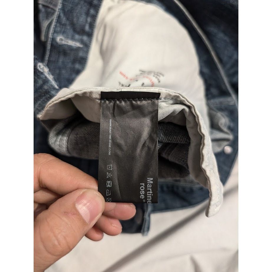 Martine Rose o1rshd1 Denim Jacket in Blue Size US L / EU 52-54 / 3 - 22 Thumbnail