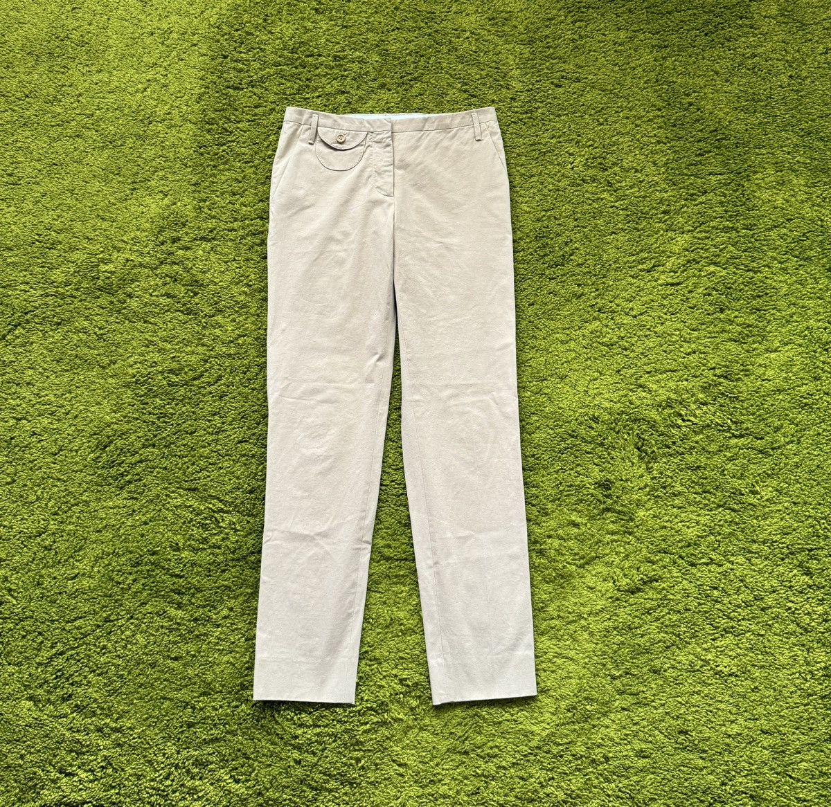 Prada Prada minimalist beige pants Size 27" / US 4 / IT 40 - 1 Thumbnail