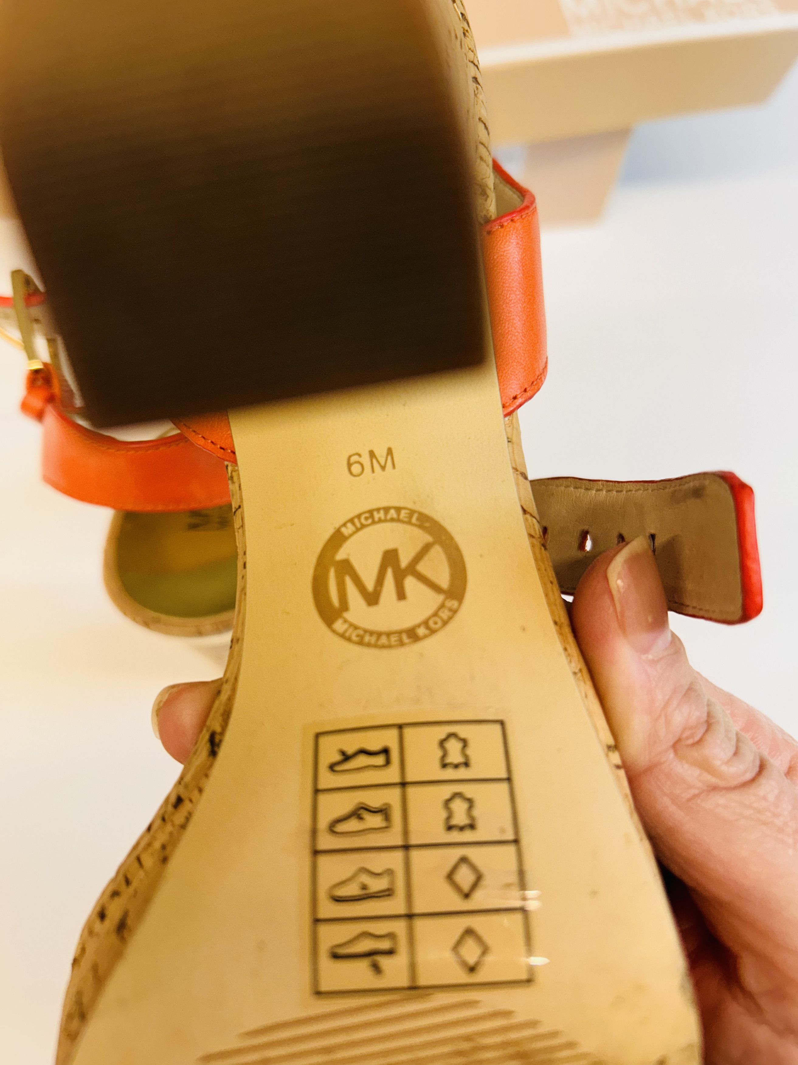 Michael Kors London Sandal (Mandarin) Size US 6 / IT 36 - 7 Thumbnail
