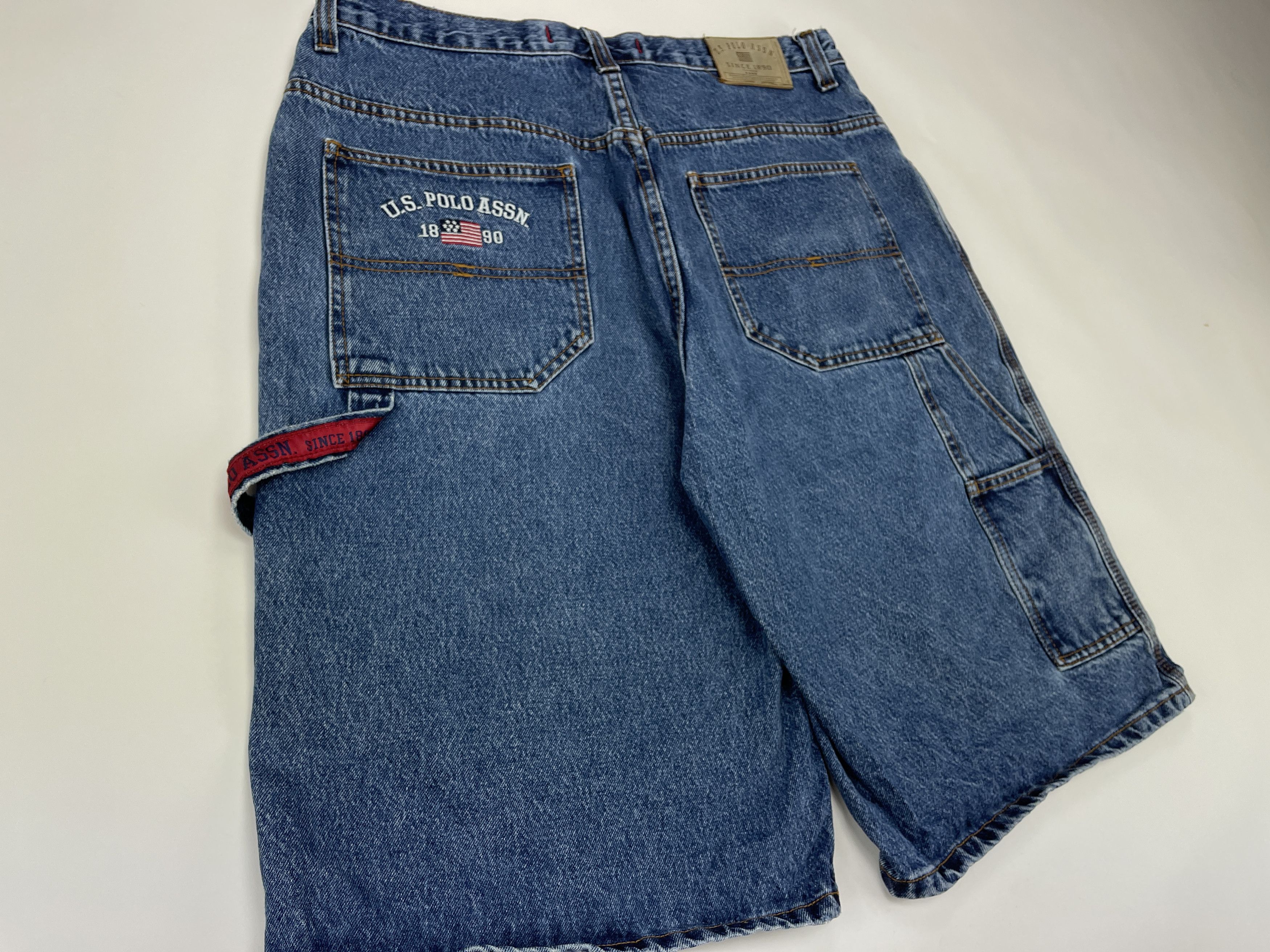 U.S. Polo Assn. U.S. Polo Assn jeans shorts USPA vintage baggy skater 90s 38 Size US 38 / EU 54 - 2 Thumbnail