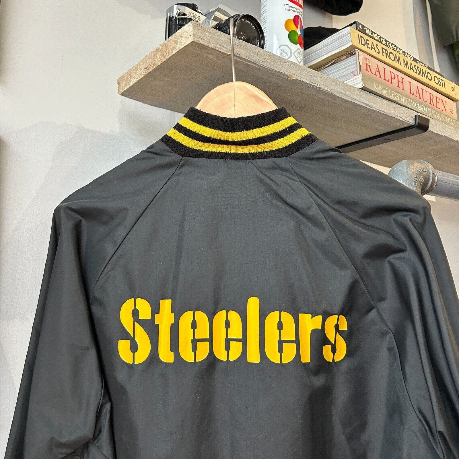 NFL VINTAGE 90s | Pittsburgh Steelers NFL Button Snap Jacket M Size US M / EU 48-50 / 2 - 6 Thumbnail
