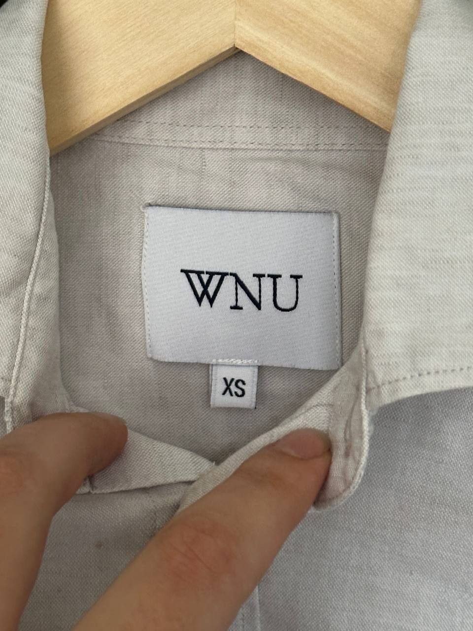 Asket WNU Linen Shirt in Beige Size XS Size US XS / EU 42 / 0 - 5 Thumbnail