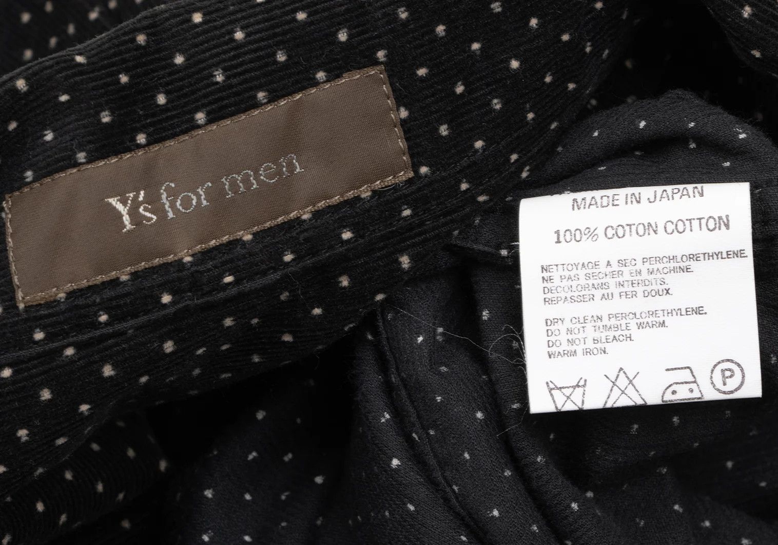 Jean Paul Gaultier Open Collar Dot Shirt in Black Beige (Size M) Size US M / EU 48-50 / 2 - 16 Thumbnail