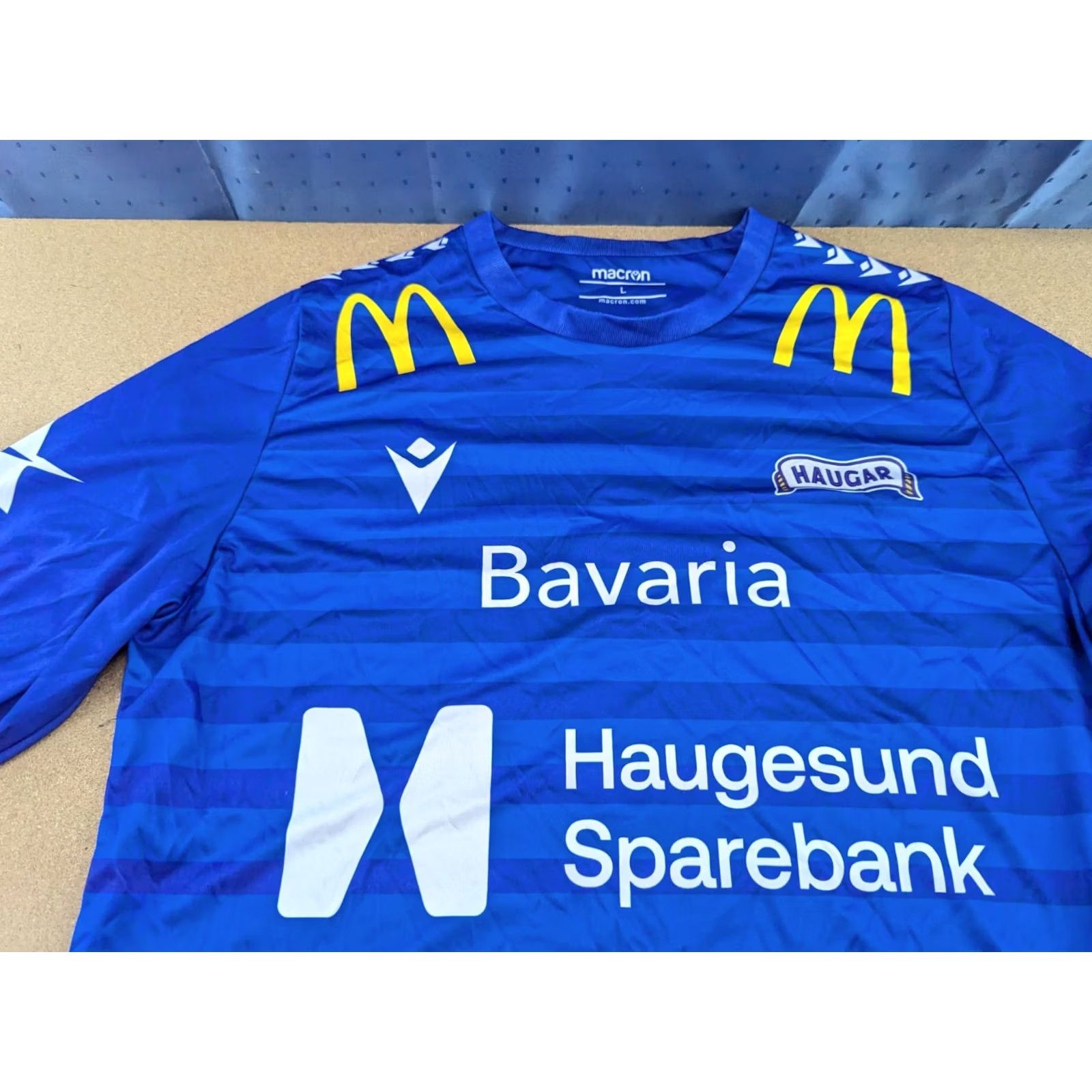 Macron Macron Haugar Norway Football Jersey Size L Unisex Adults Long Sleeve Blue #7 Size US L / EU 52-54 / 3 - 4 Thumbnail